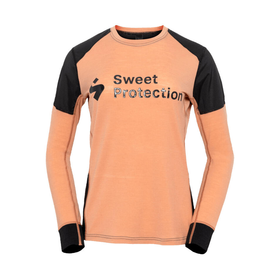 Damska koszulka z długim rękawem z wełny merino Sweet Protection Hunter