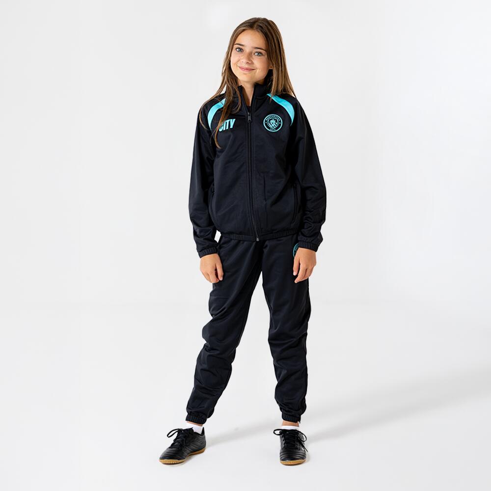 Dres treningowy Manchester City dla dzieci 25/26 - Czarny