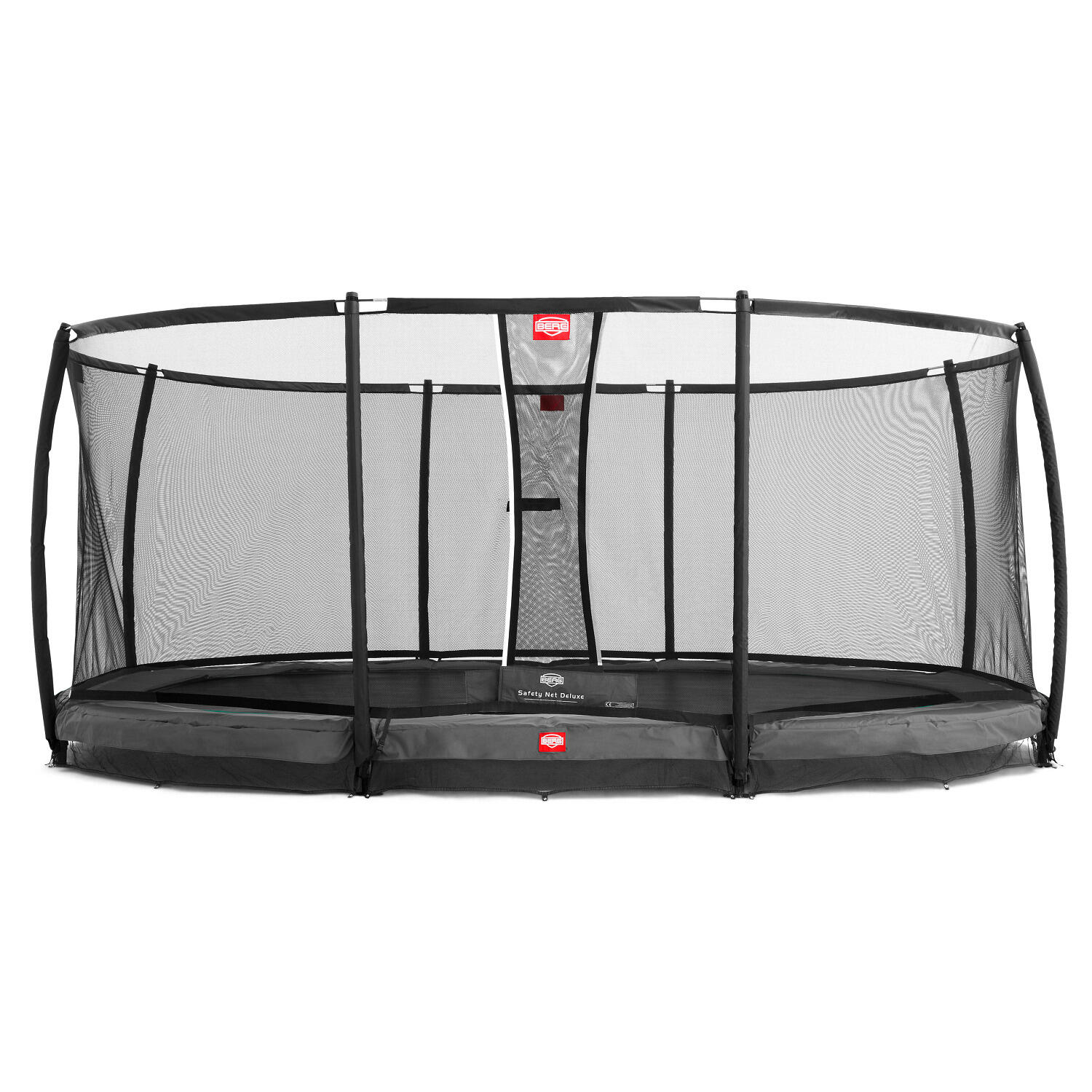 Trampolina BERG Champion InGround + Siatka zab. Owalna 520x345 Antr. sz.