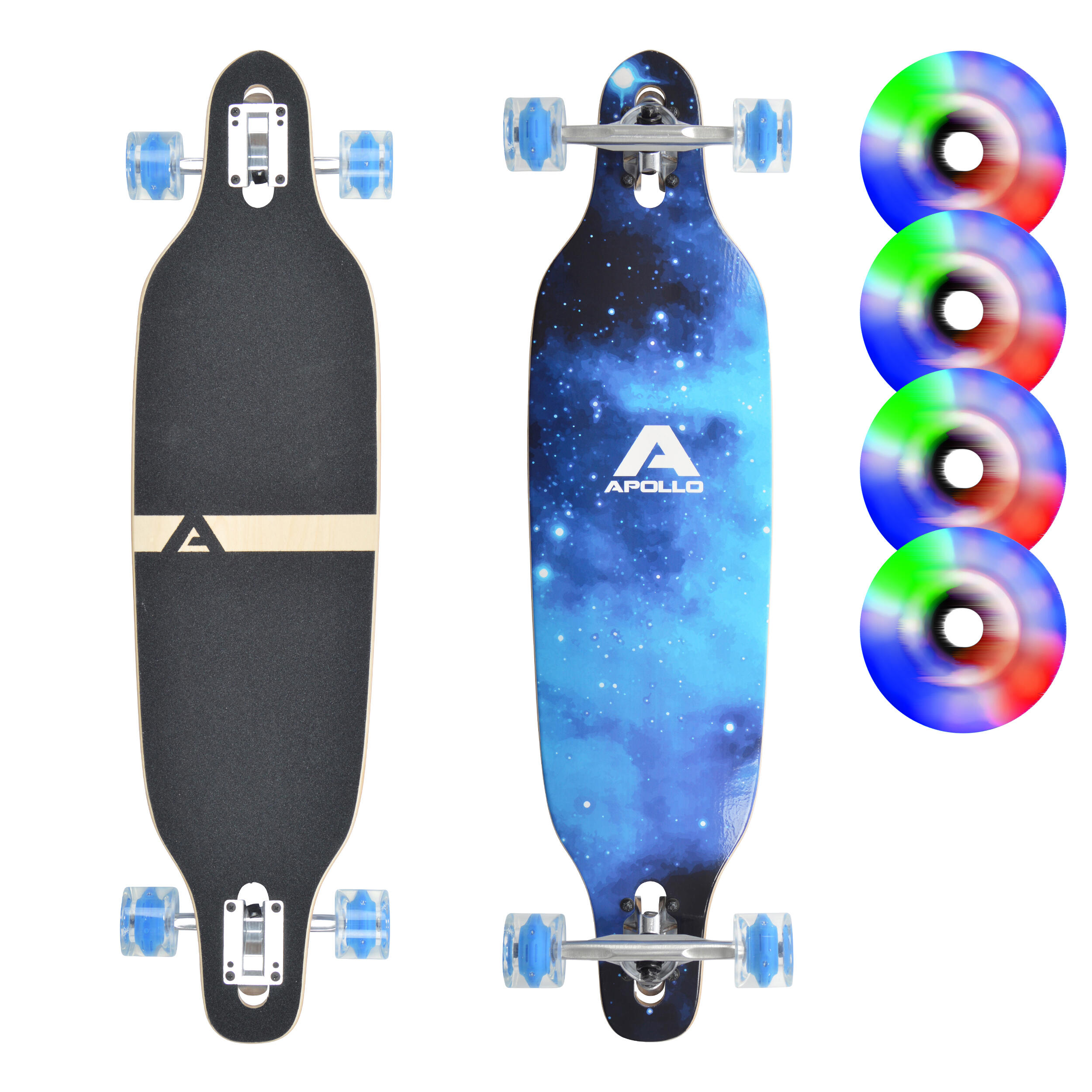 Longboard 36" – Deskorolka Bambusowa dla Nastolatków i Dorosłych ABEC-9 Flex 2