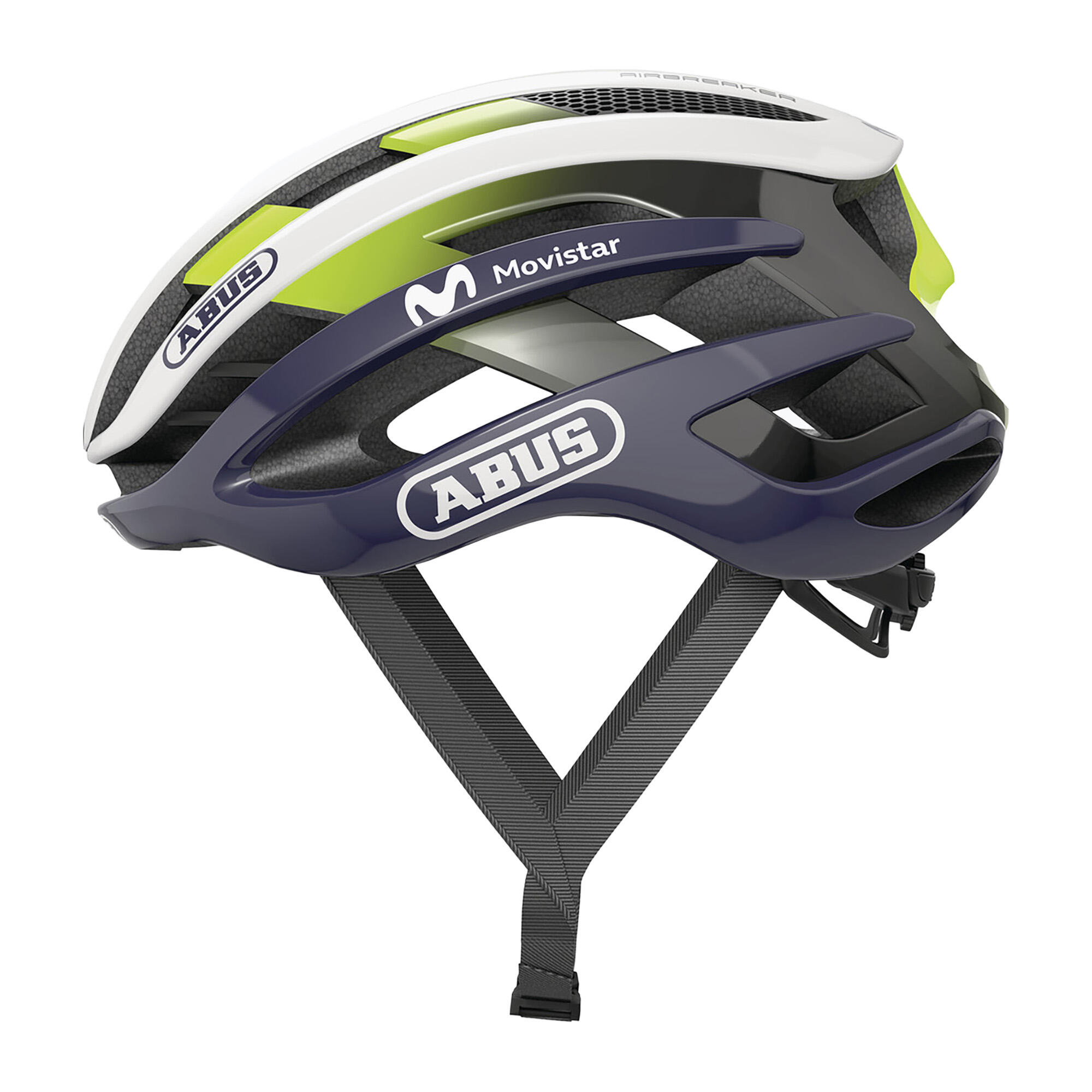 Kask rowerowy ABUS AirBreaker Movistar Team 24