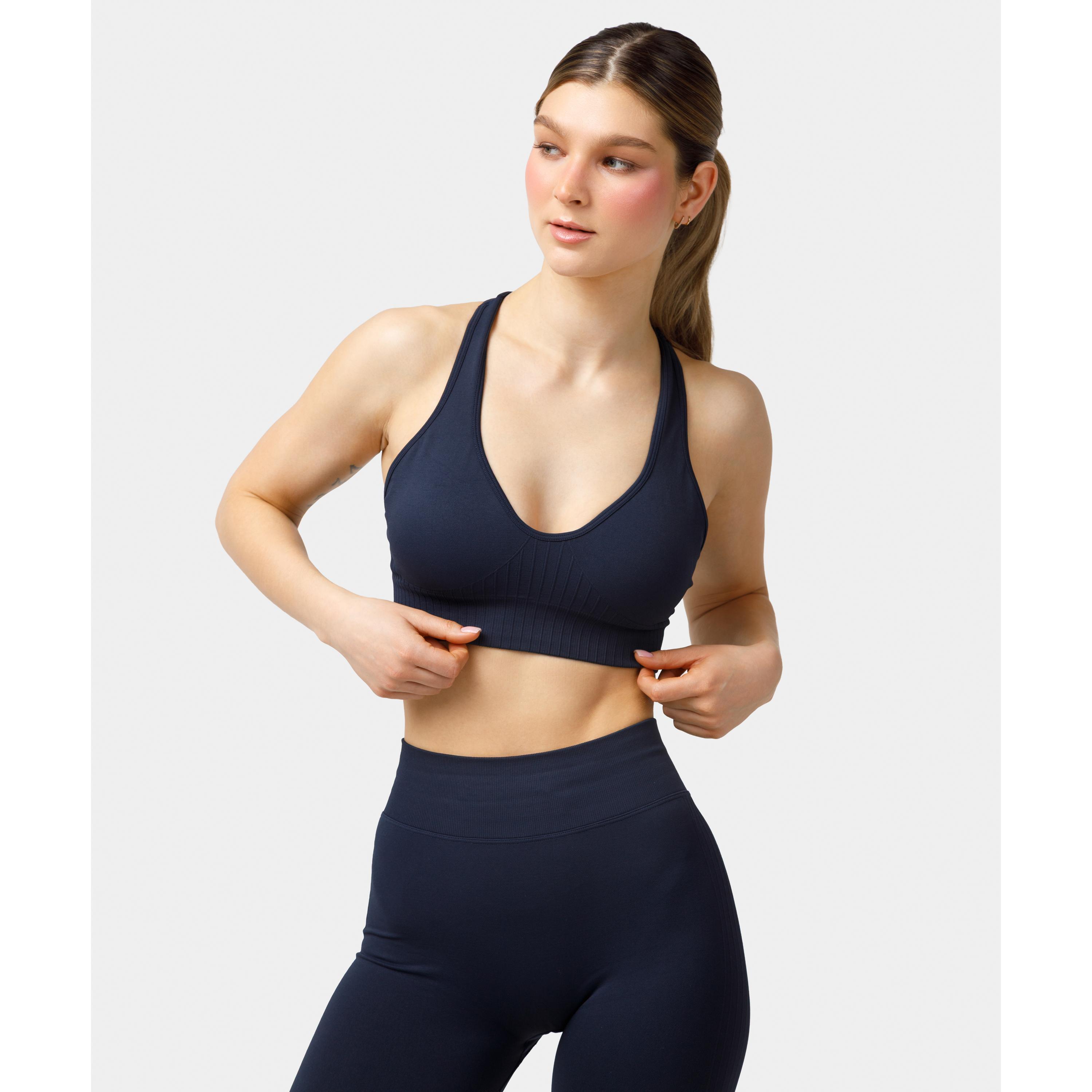 Biustonosz bezszwowy Carpatree Elite granatowy