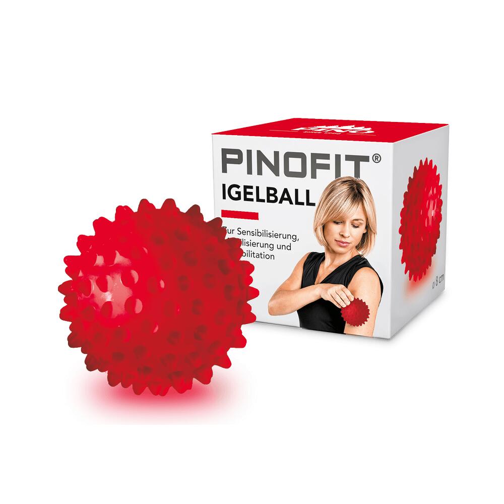 Piłka do masażu i rehabilitacji PINO z wypustkami sensoryczna