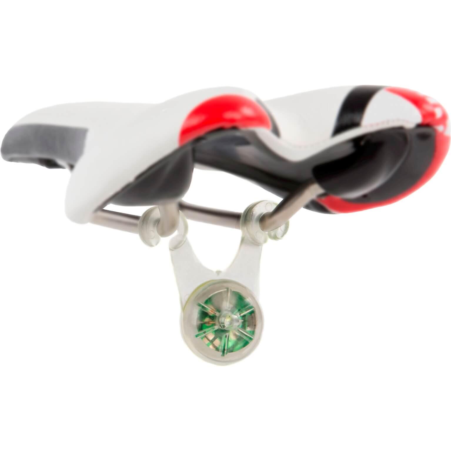 Lekkie Światło Tylne Wokół Mostka Siodełka Akumulatora, Czerwone