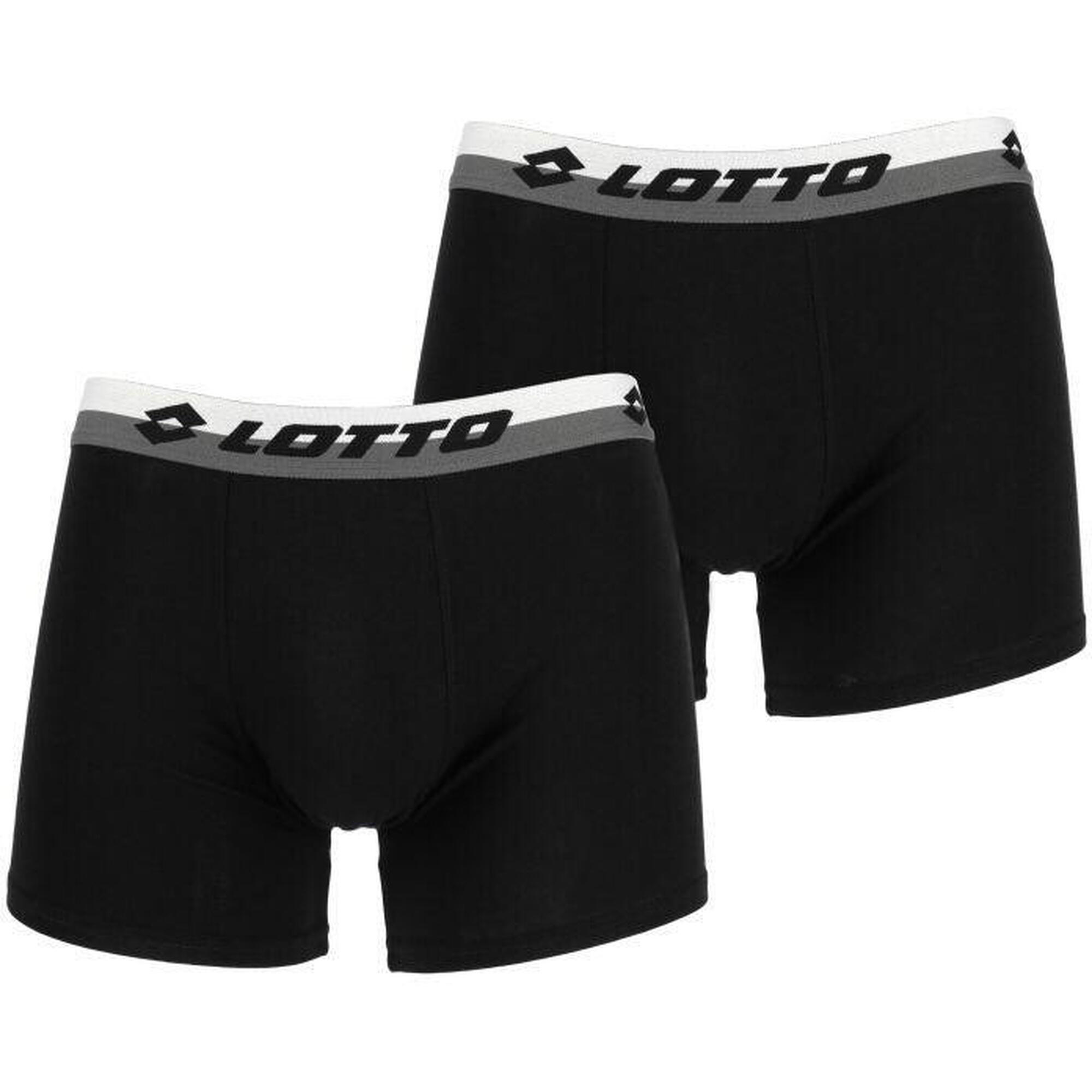 LOTTO 2-pack bokserki czarne rozmiar L