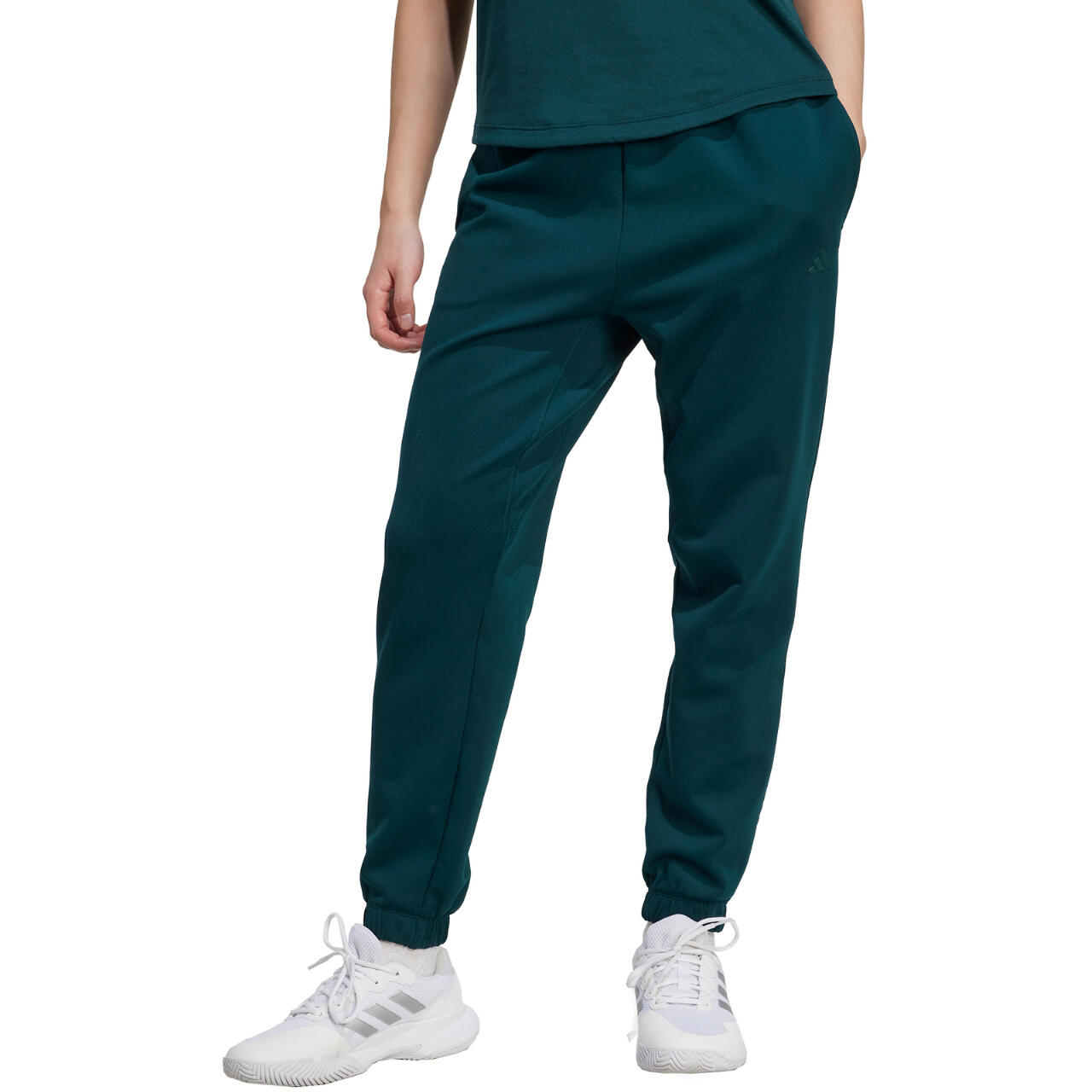 Spodnie damskie adidas Yoga Essentials zielone JY2812 ROZMIAR S