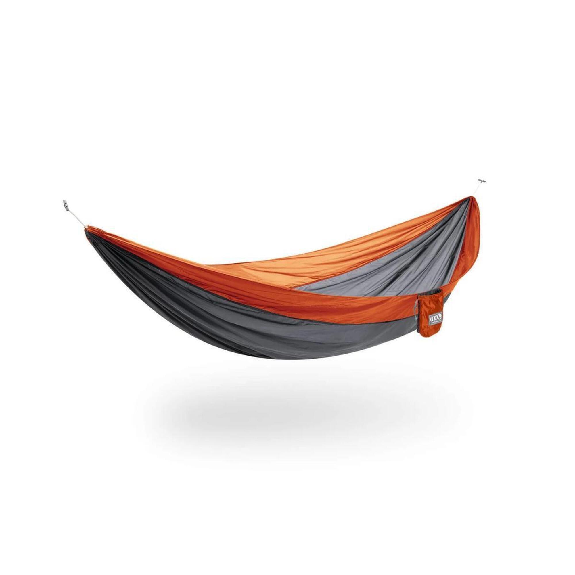 Hamak turystyczny ENO SuperSub Hammock - charcoal/orange