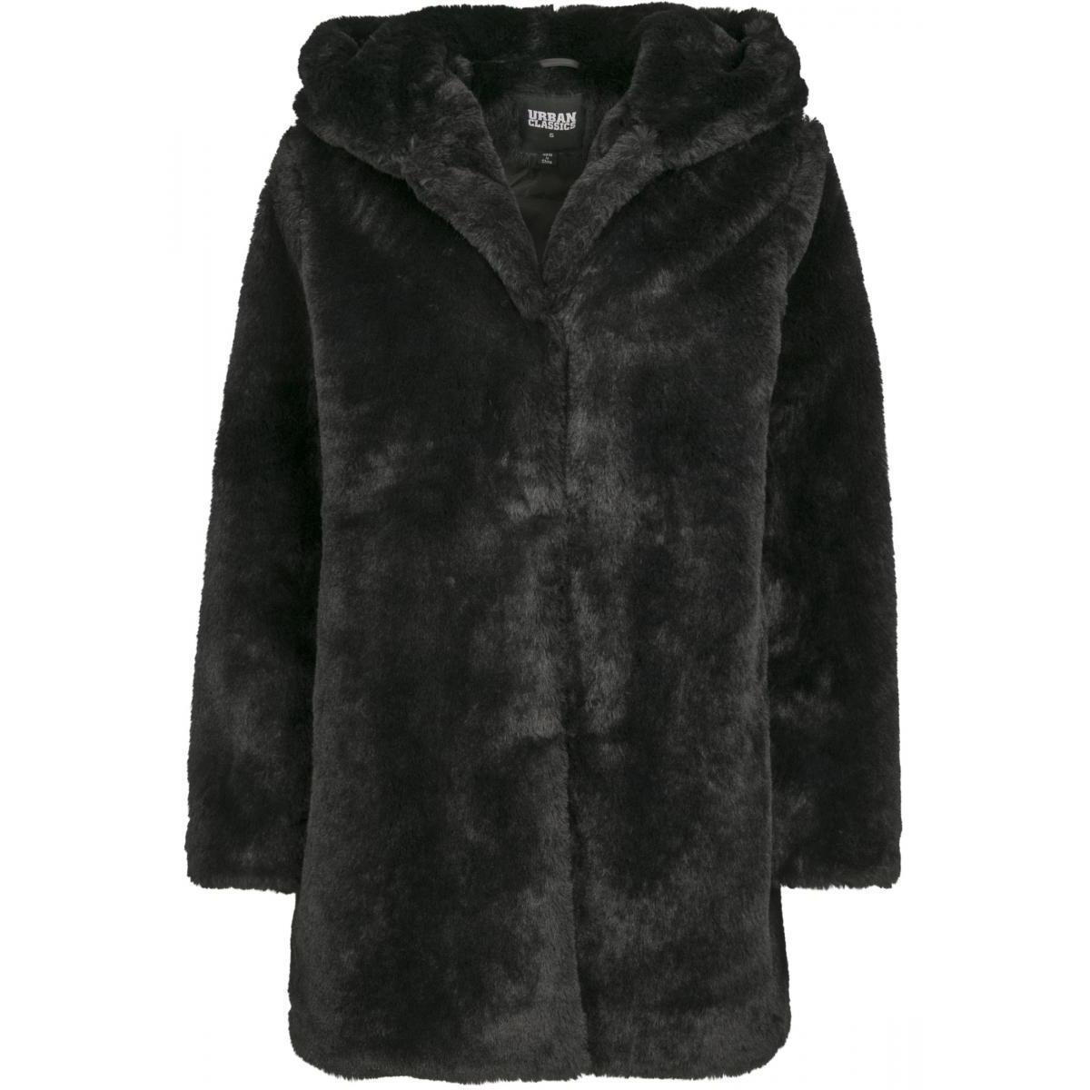 Parka dla kobiet Urban Classic hooded teddy coat