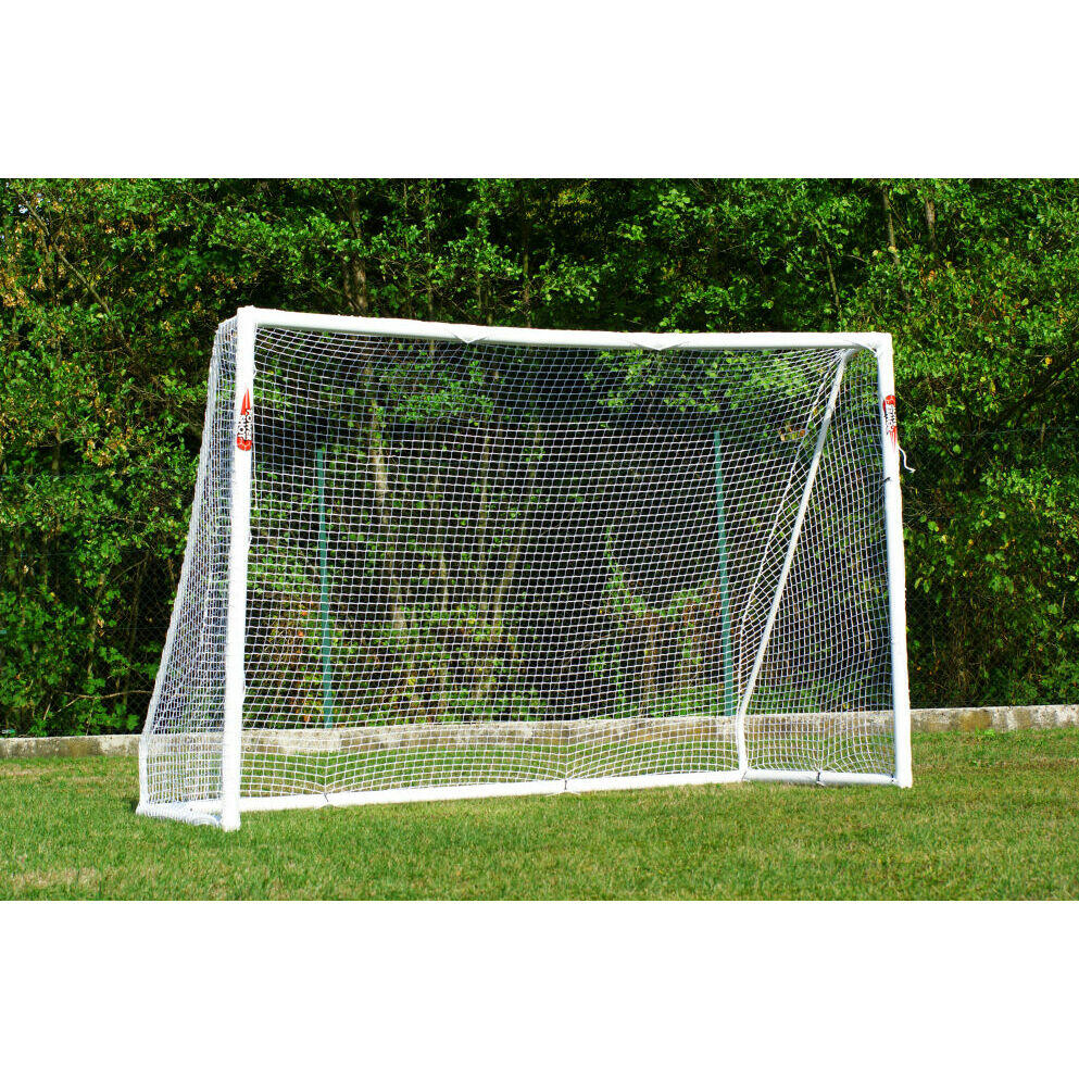 Nietłukąca bramka do piłki nożnej UPVC 3,7 x 2m "PRO" z systemem zatrzaskowym