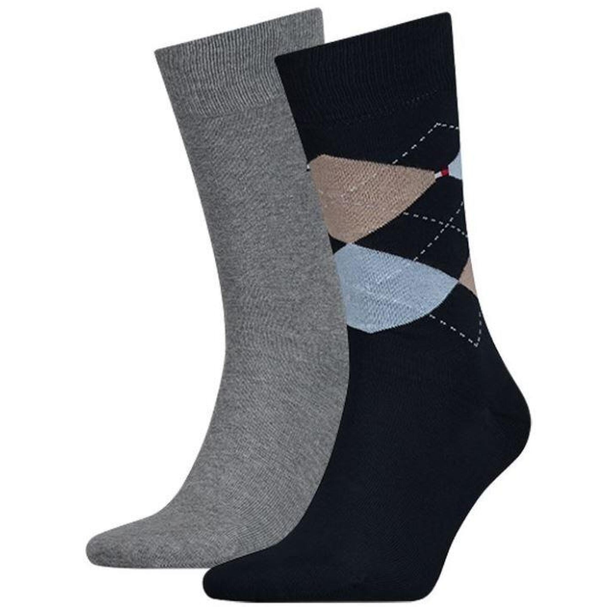 Skarpetki Męskie Tommy Hilfiger 2-Pak Bawełna 39-42