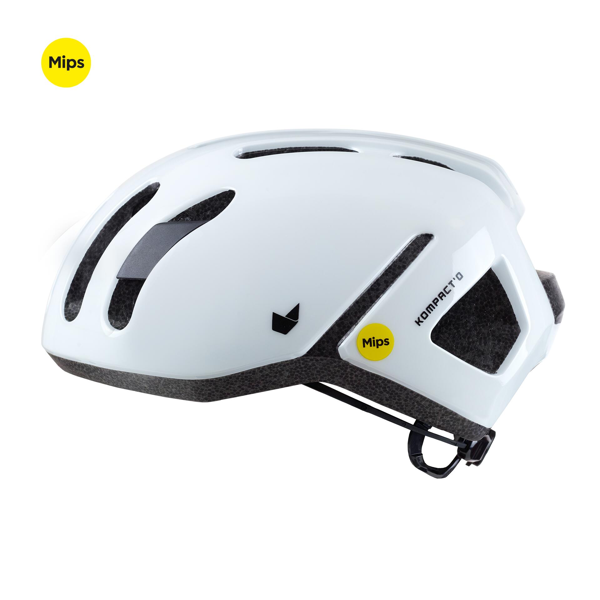 Catlike Kompacto II – Uniwersalny Kask Unisex Biały Połysk S