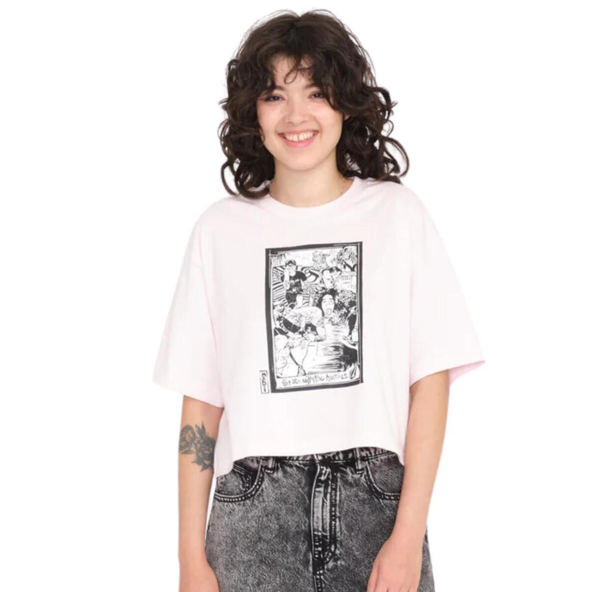 T-shirt dziewczęcy Volcom Drumstone – Lilac Ash