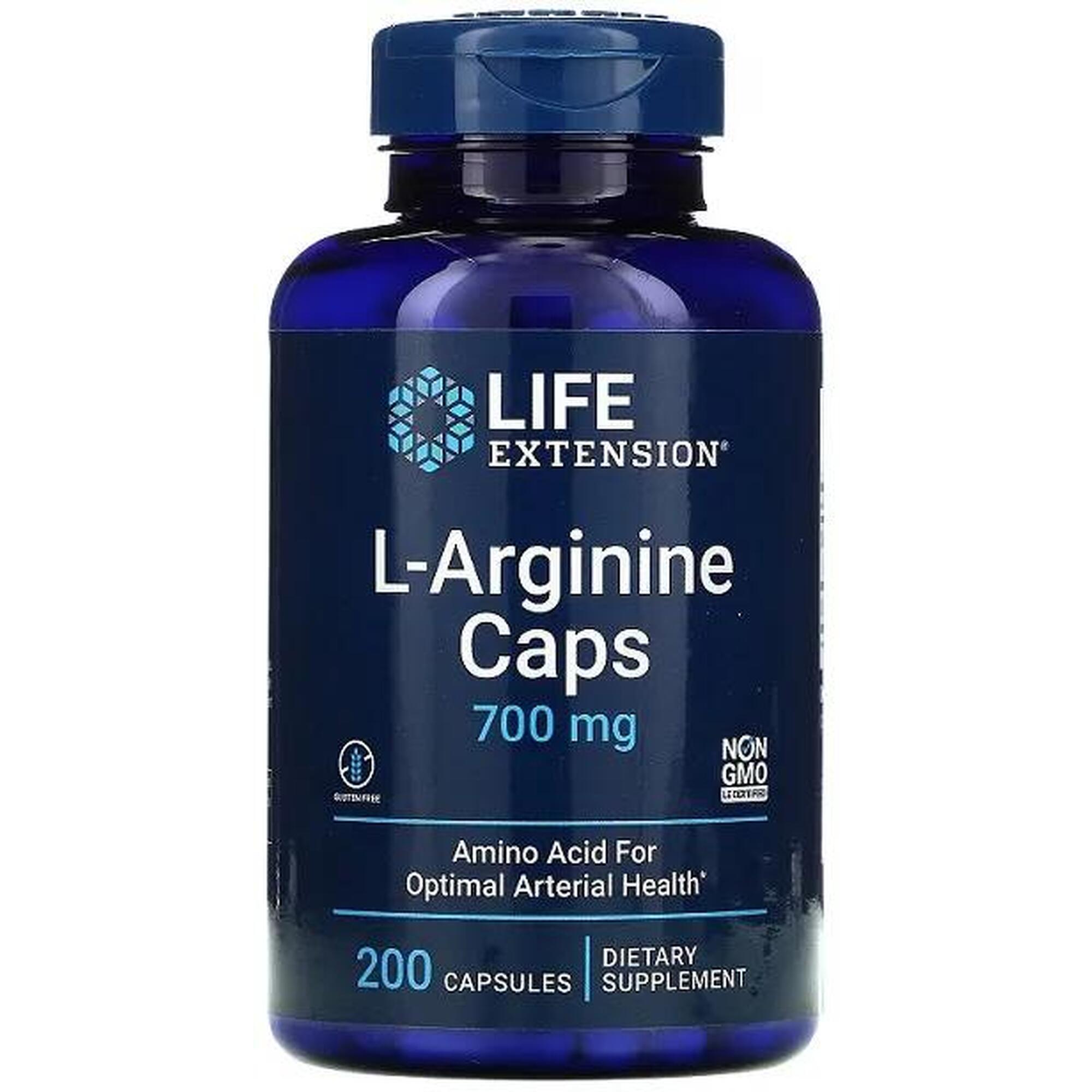 L-Arginine Caps 700mg Life Extension 200 kapsułek