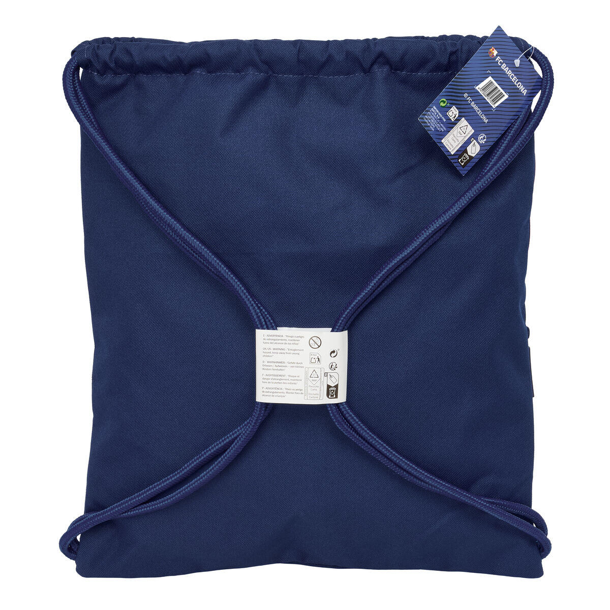 Worek na buty ze sznurkami FC BARCELONA Granatowy