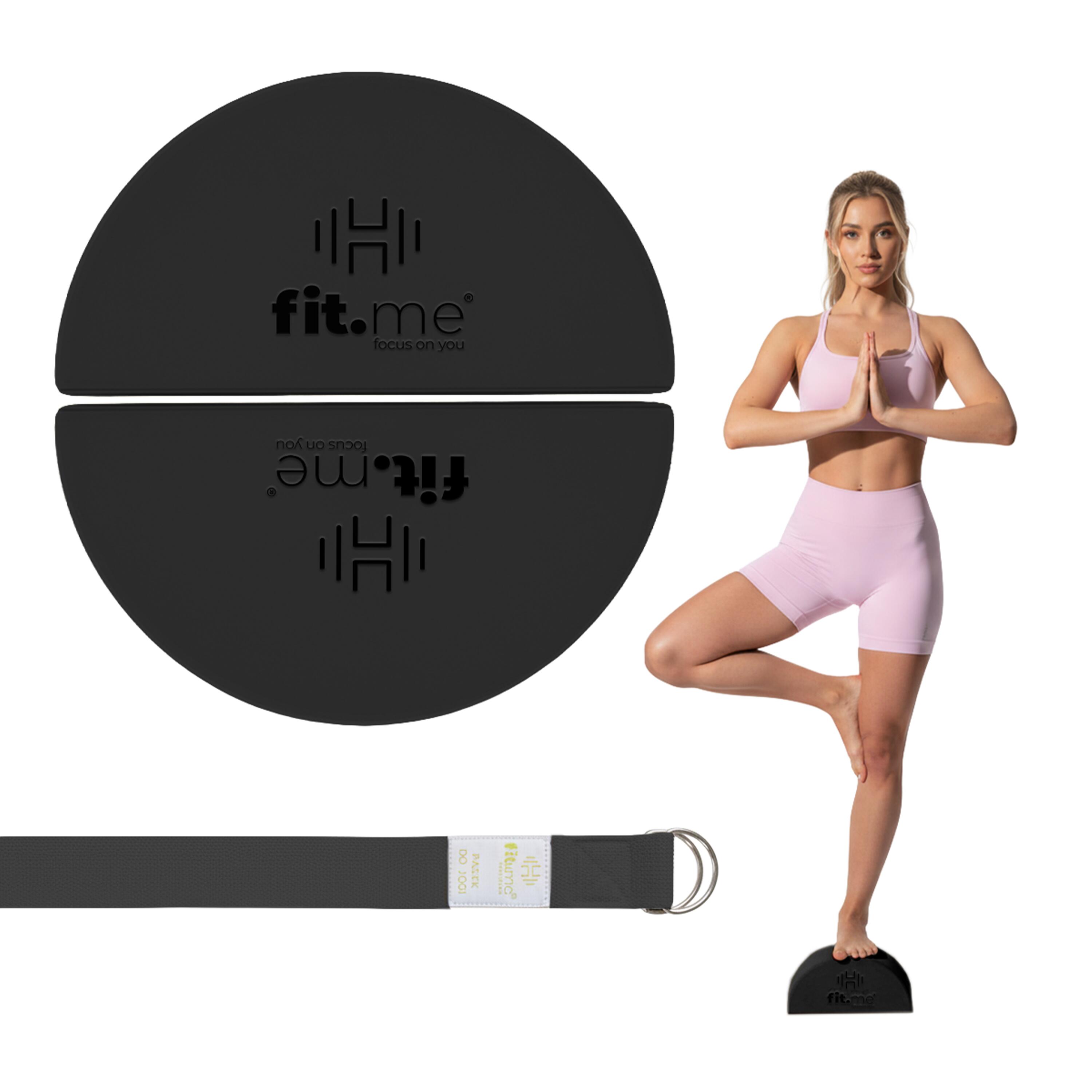 Zestaw Kostki 2 Szt – Kostka / Klocek / Blok Do Jogi, Ćwiczeń – Półokrągła Balan