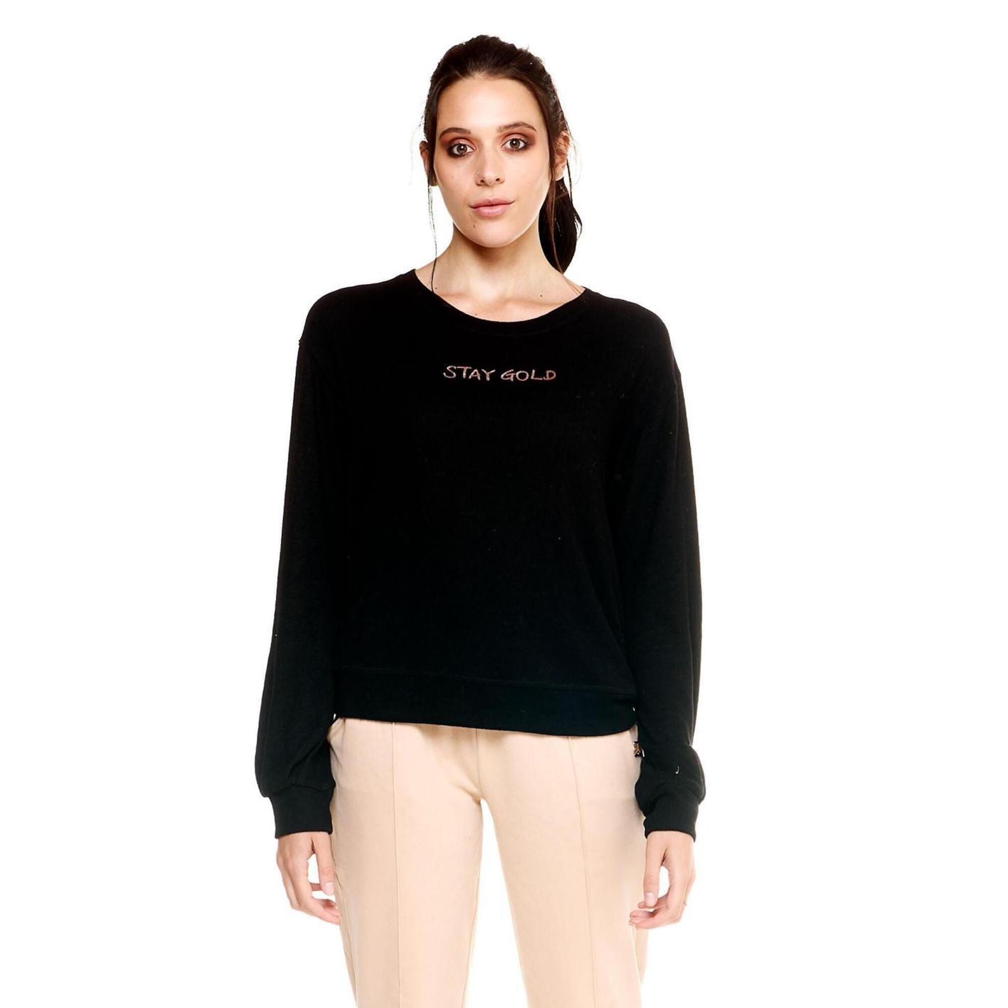 Damska bluza z okrągłym dekoltem Winter Chic Boxing Leone