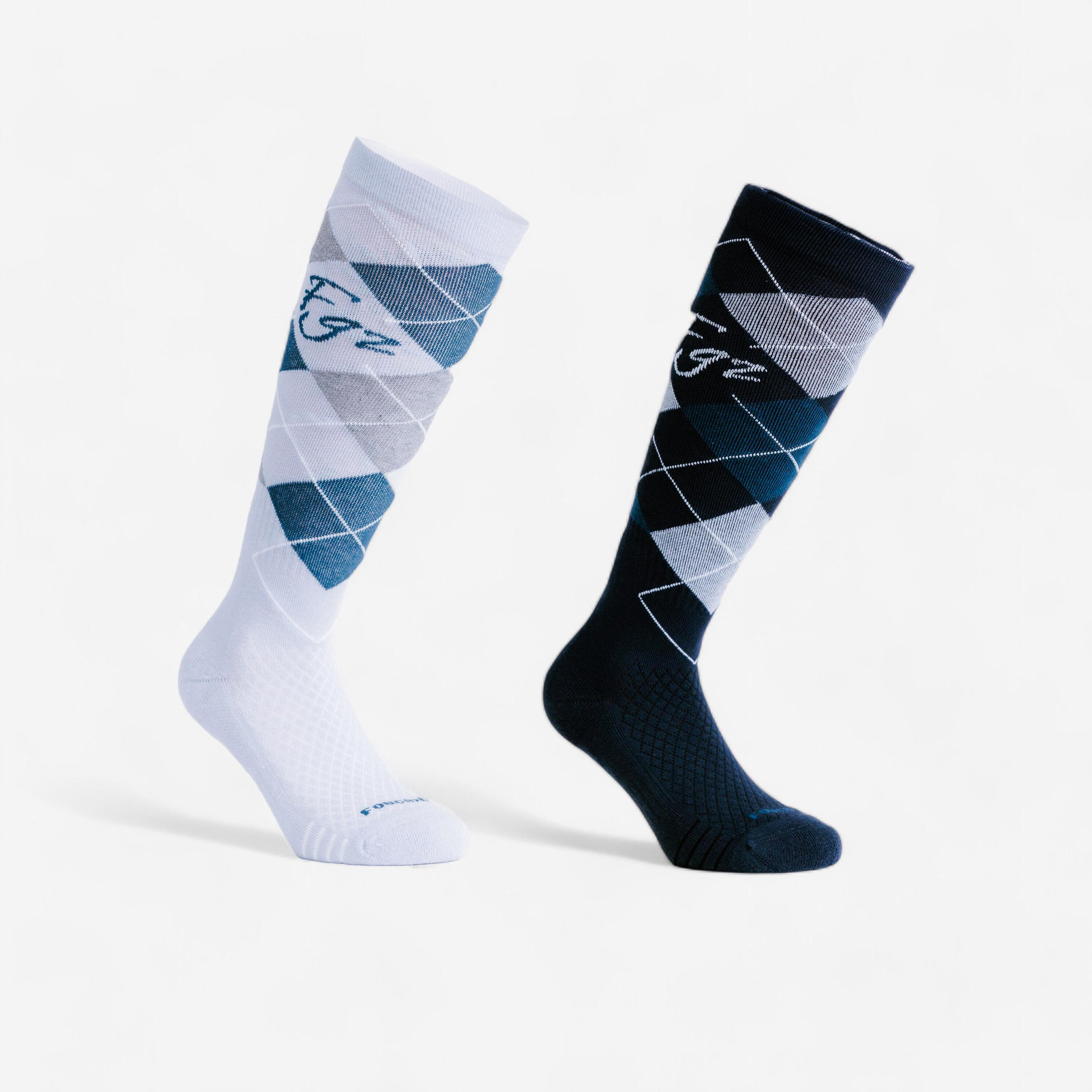 Skarpety jeździeckie dla dorosłych Fouganza 500