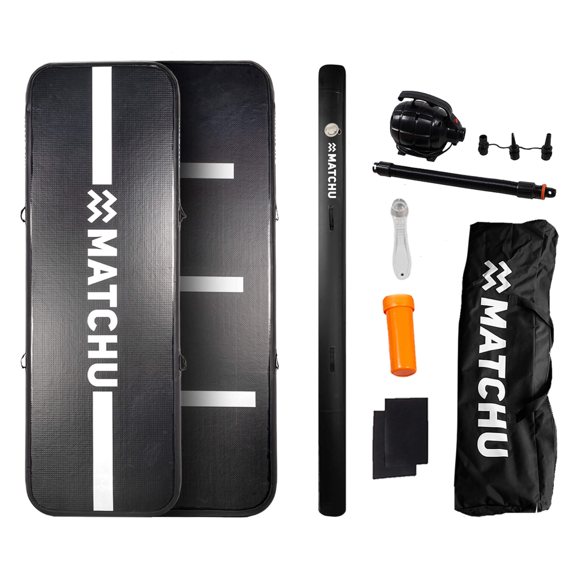 Airtrack 3m - dmuchana mata gimnastyczna z pompką elektryczną