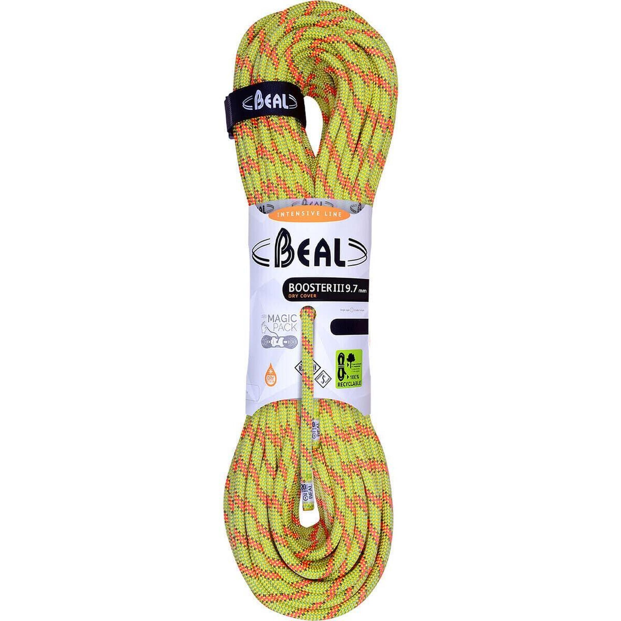 Lina dynamiczna Beal Booster III 9,7 mm 80 m Unicore Dry Cover