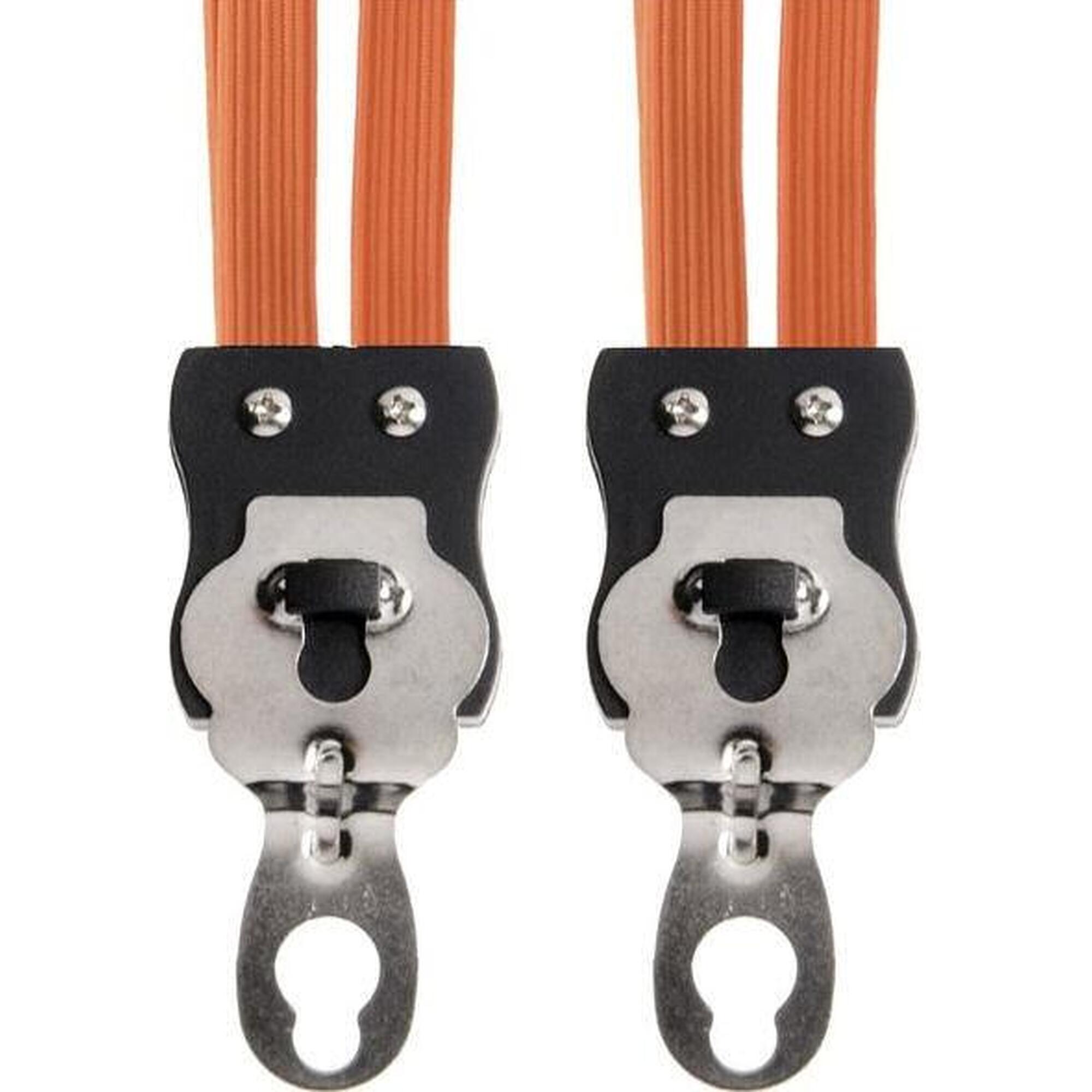 Pasek Bagażowy Trio Z 3 Paskami 61 Cm - Pomarańczowy