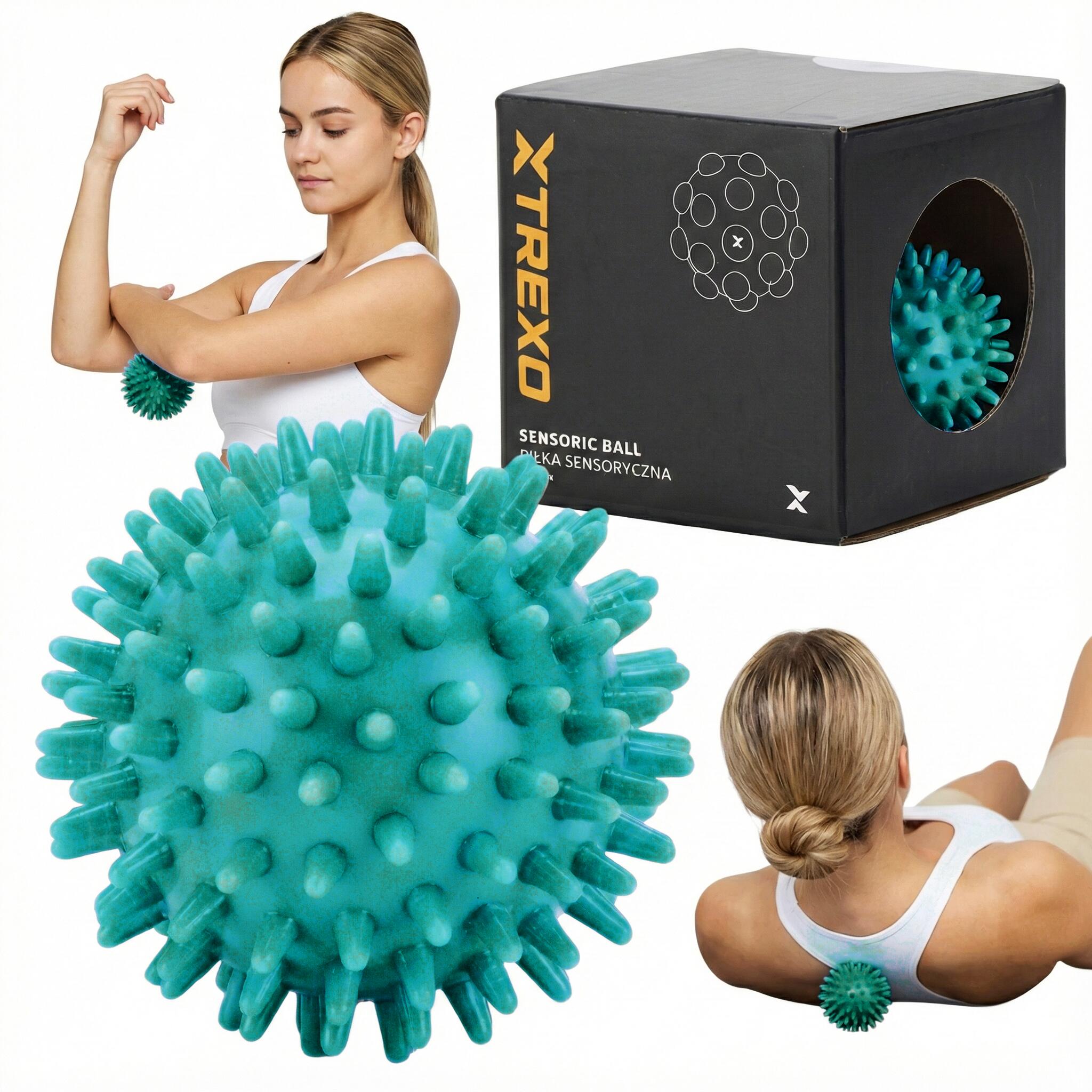 Piłka sensoryczna XTREXO TXO-B4Z032-GN