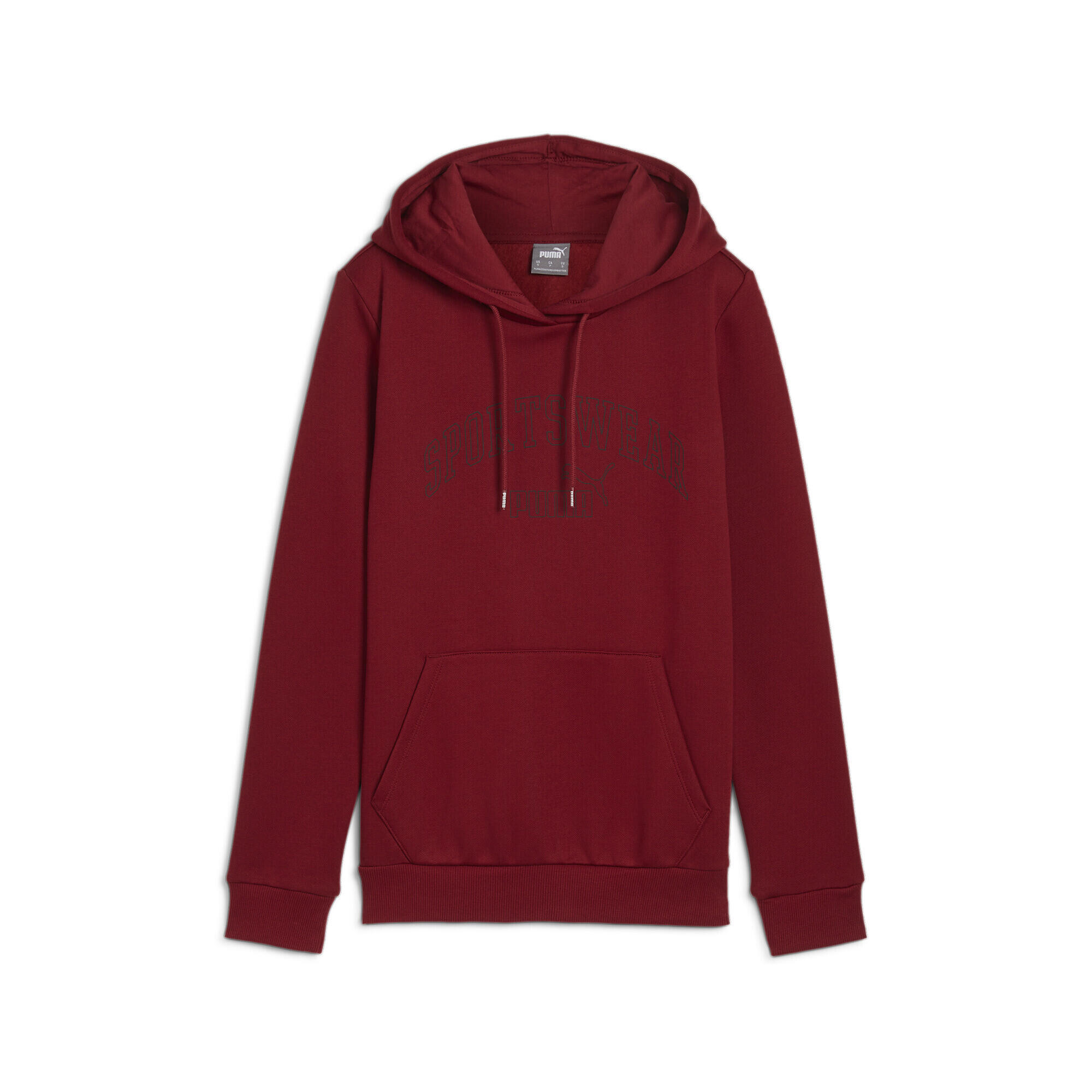 Damska bluza z kapturem ESS+ LOGO LAB PUMA Intense Red