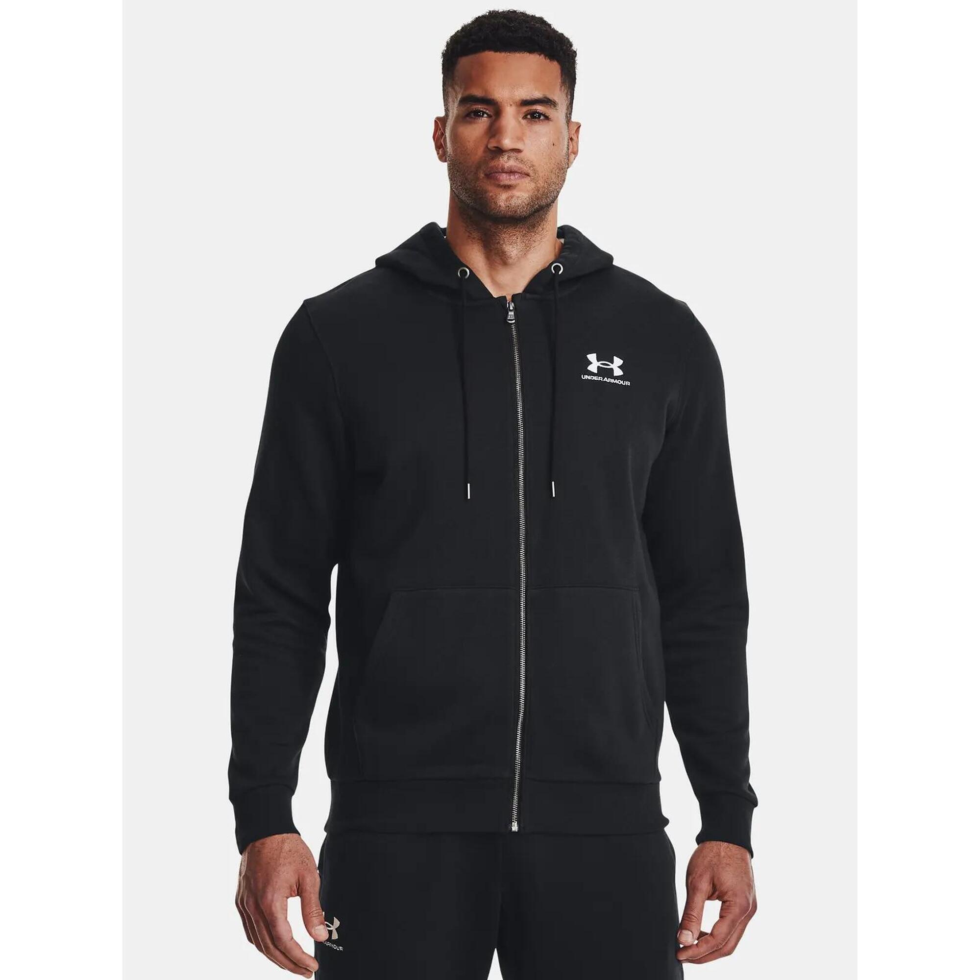 Bluza fitness męska Under Armour Essential Fleece Full Zip Hood
