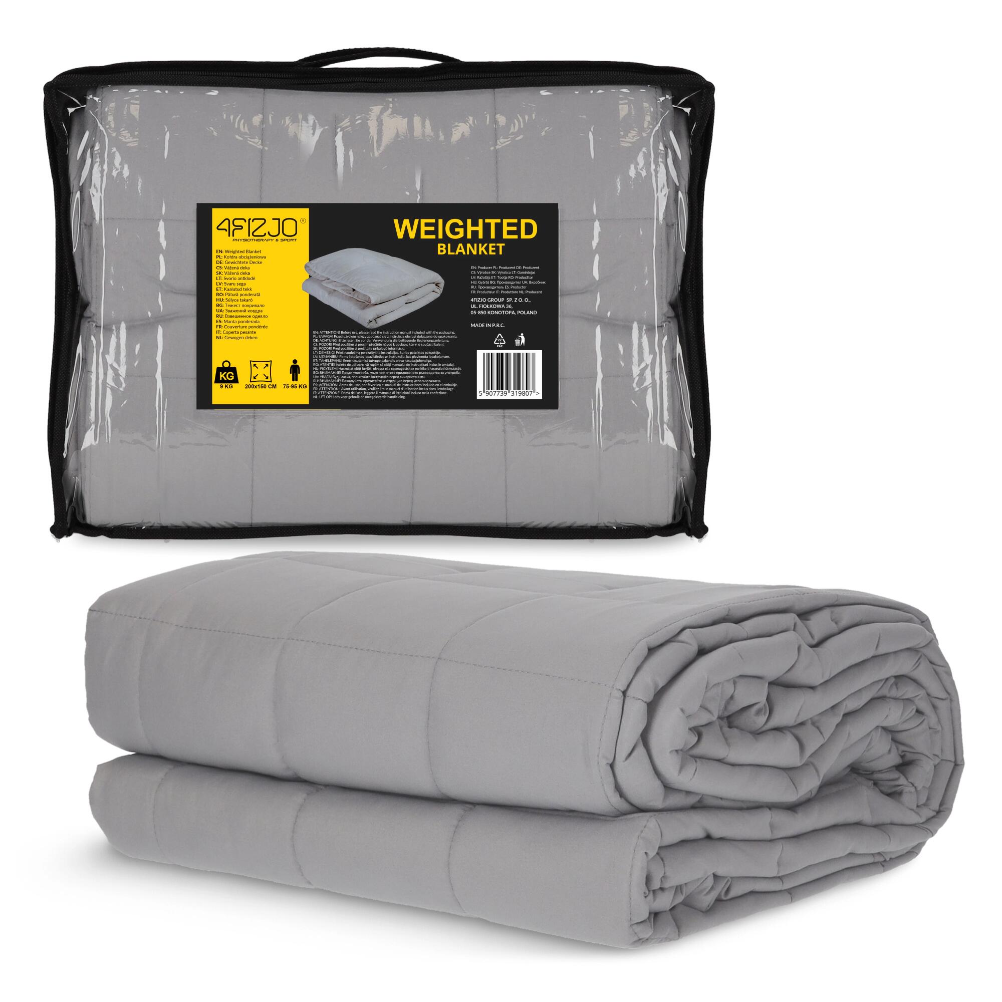 Kołdra obciążeniowa antystresowa 4FIZJO 9 kg