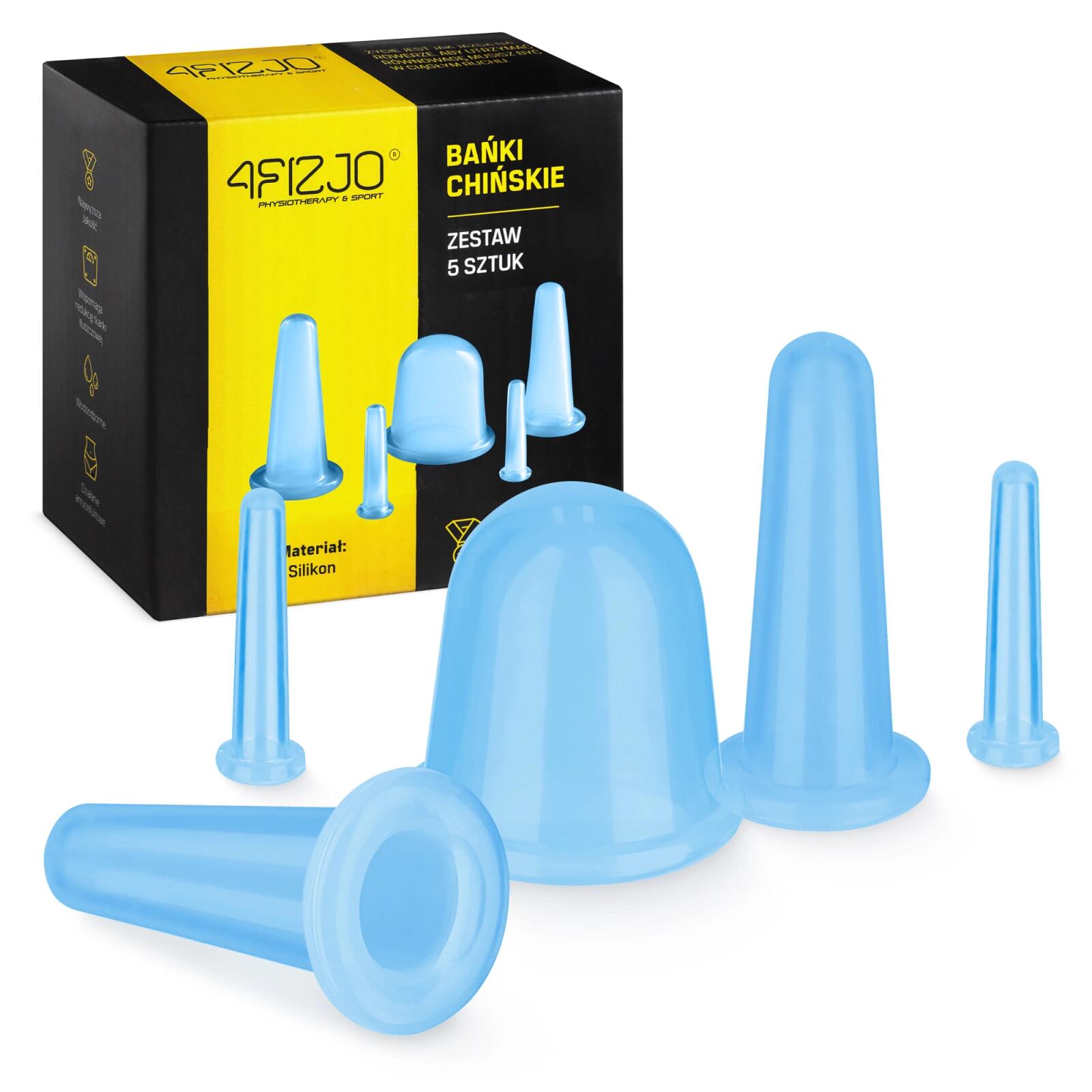 Bańki chińskie do masażu 4FIZJO 5 szt.