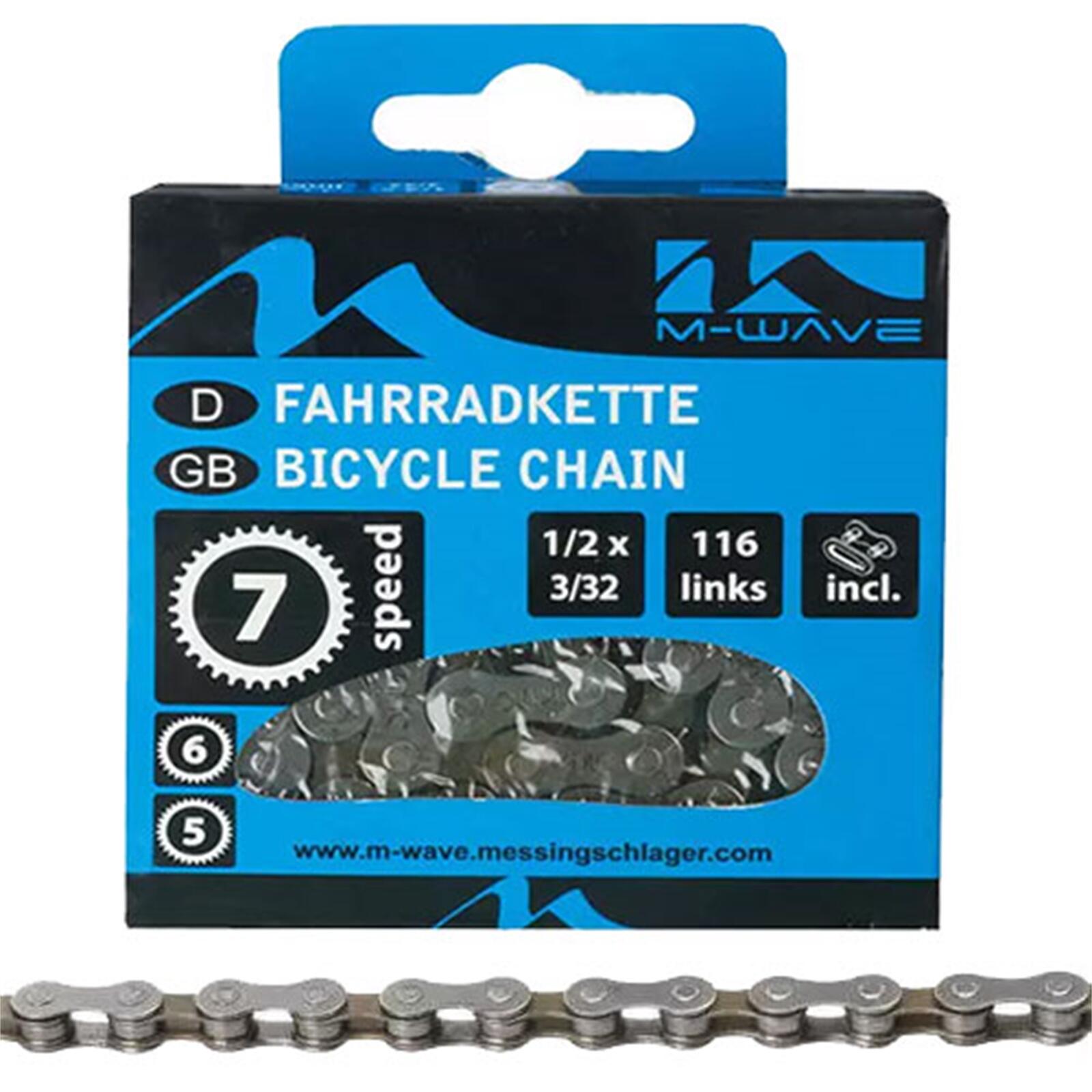 Łańcuch Rowerowy 5/6/7 Prędkości - 116 Ogniw
