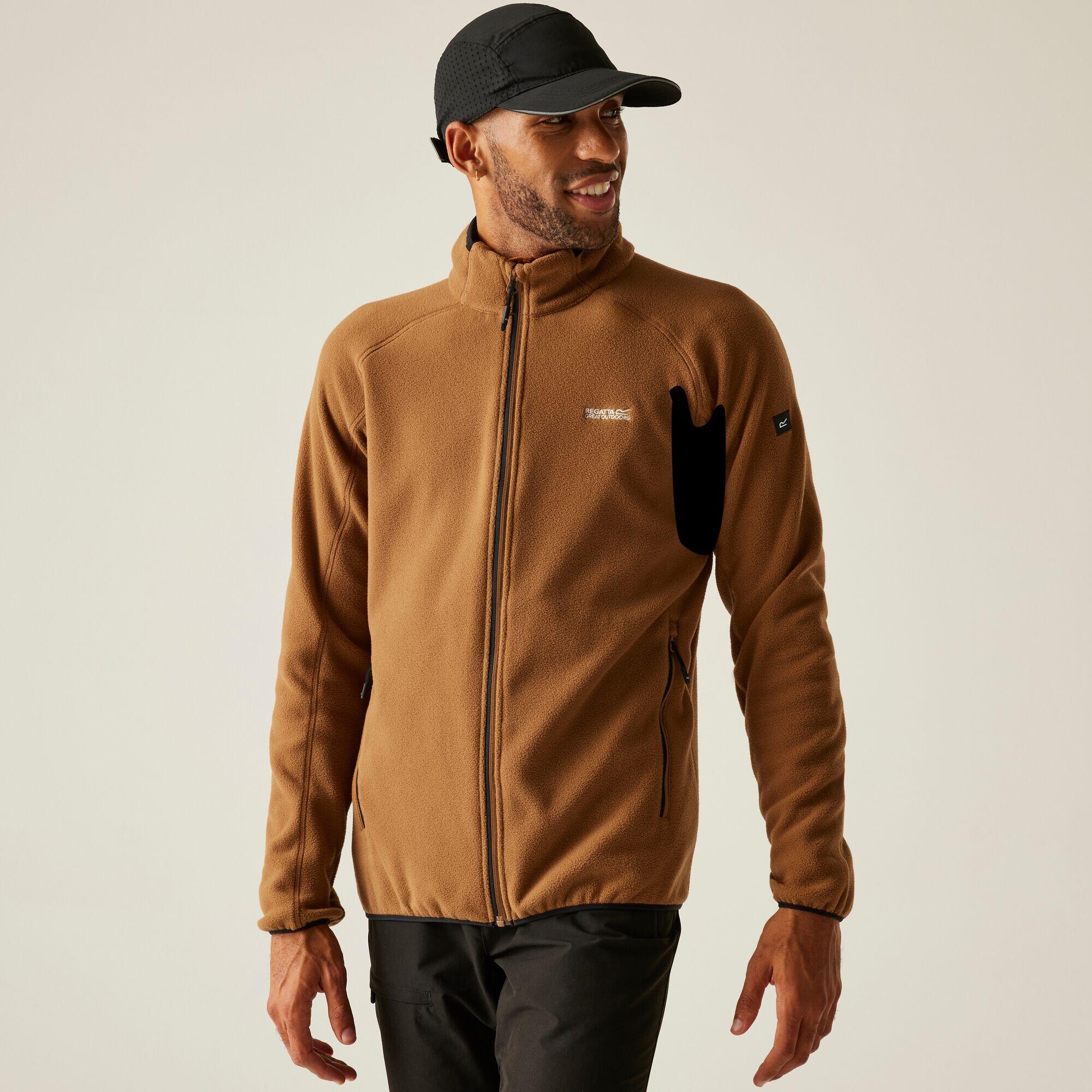 Hadfield Męski polar do chodzenia z pełnym zamkiem błyskawicznym