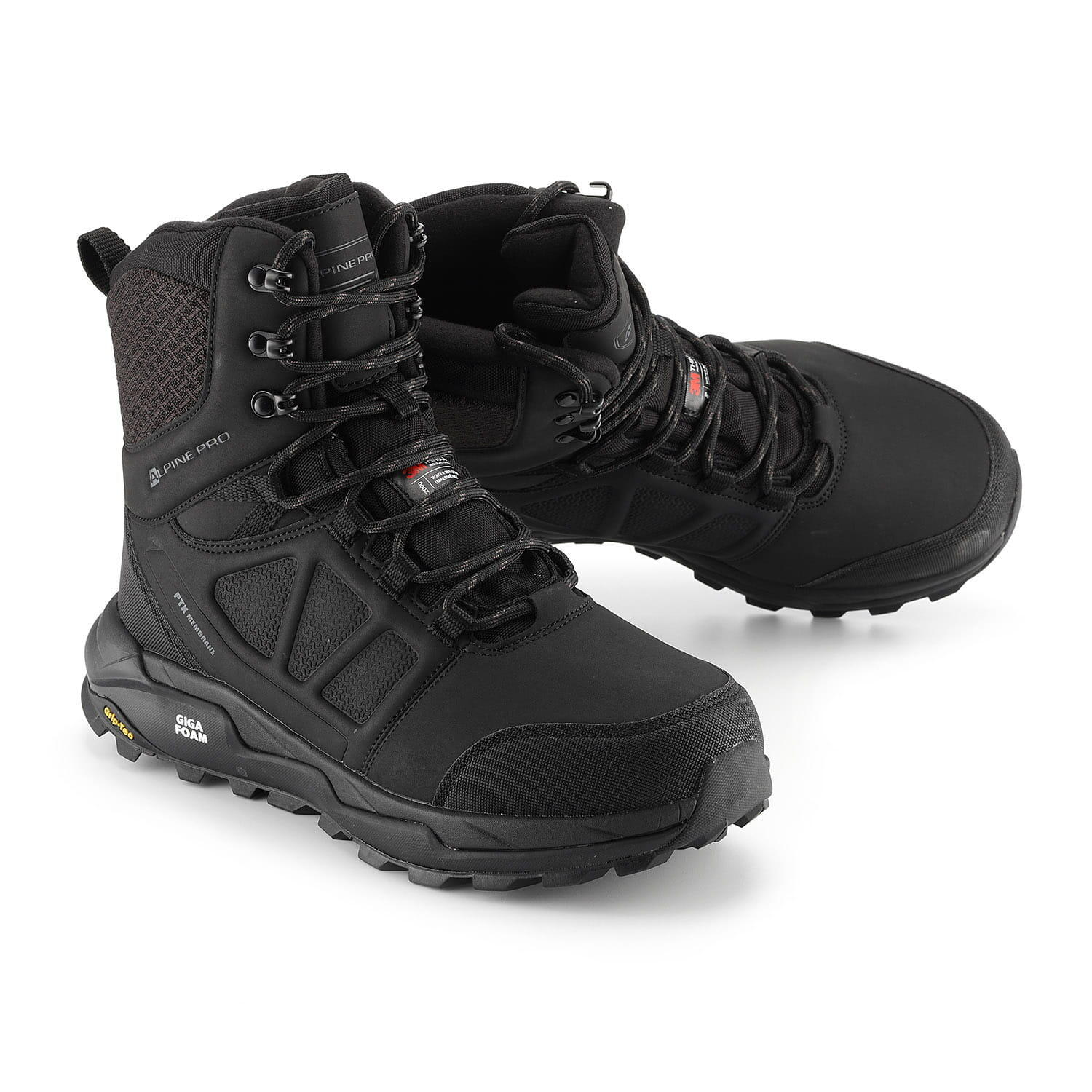 Buty męskie zimowe ocieplane wodoodporne Alpine Pro Nerbe