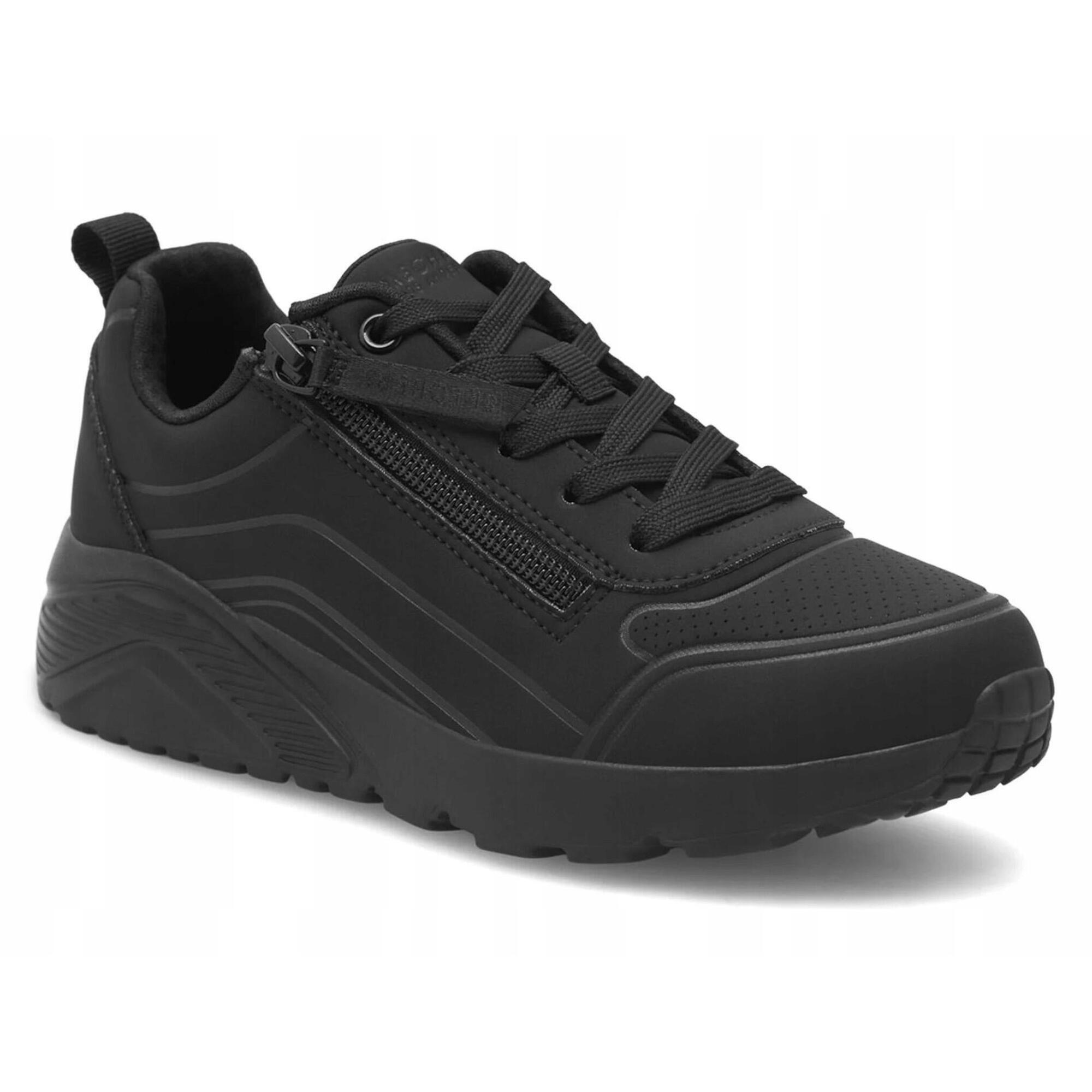 Buty damskie SKECHERS UNO LITE sneakersy czarne sportowe