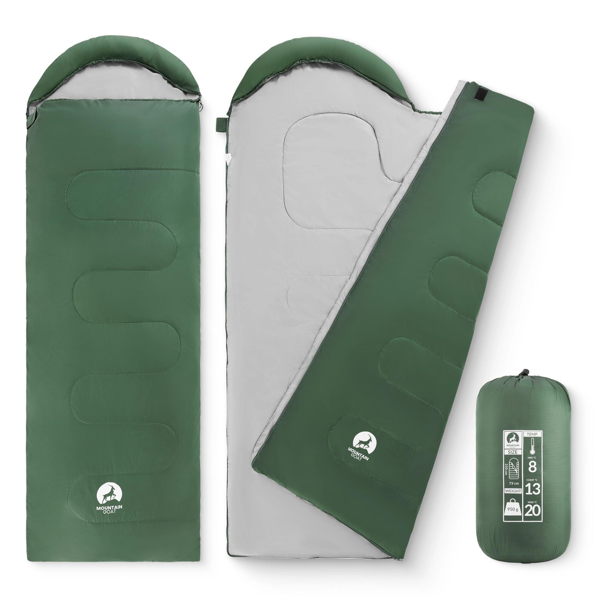 Śpiwór turystyczny mumia STANDARD MOUNTAIN GOAT 13°C