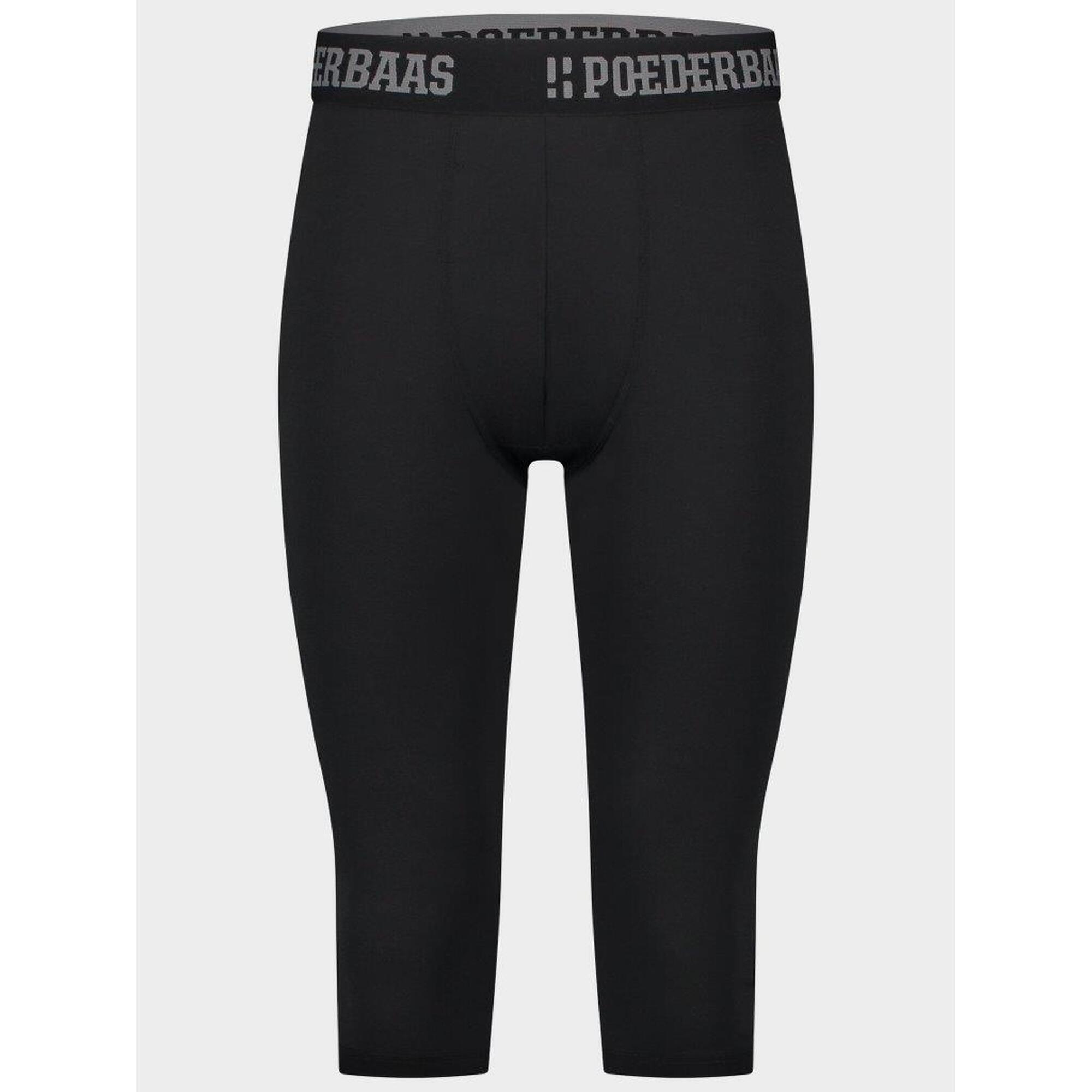 Legginsy termoaktywne męskie Poederbaas 3/4 Lekkie