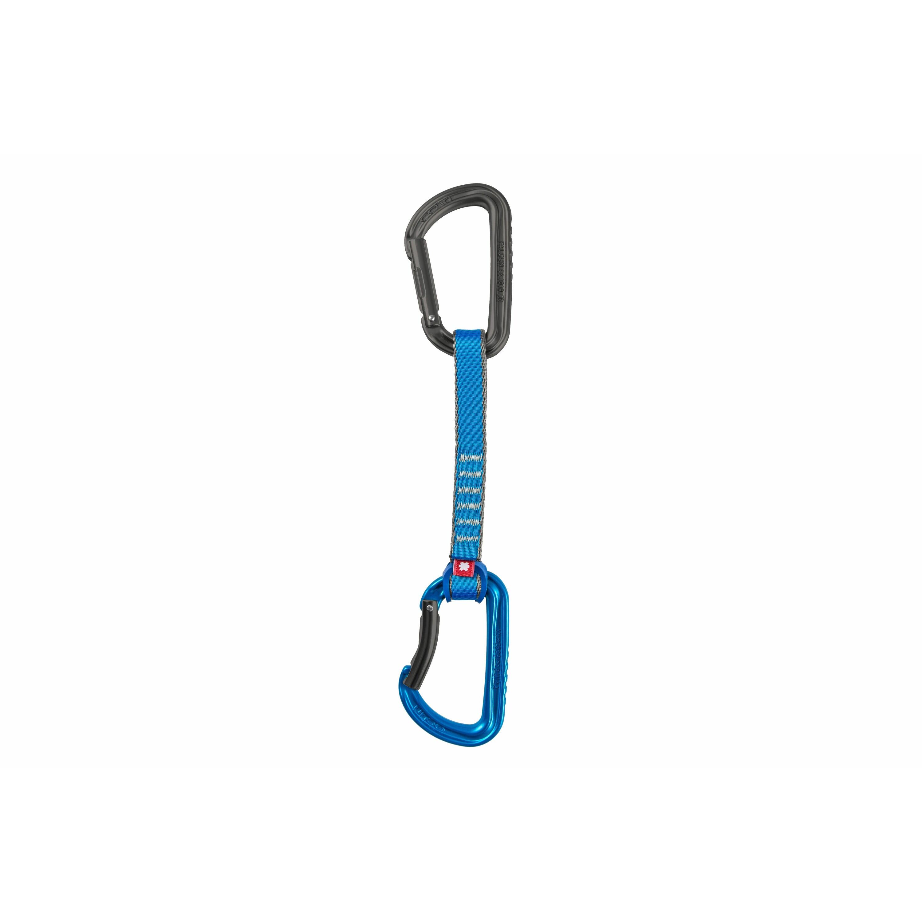 Ekspres wspinaczkowy Ocun Falcon QD Zoom PA 15/22 16 cm - blue
