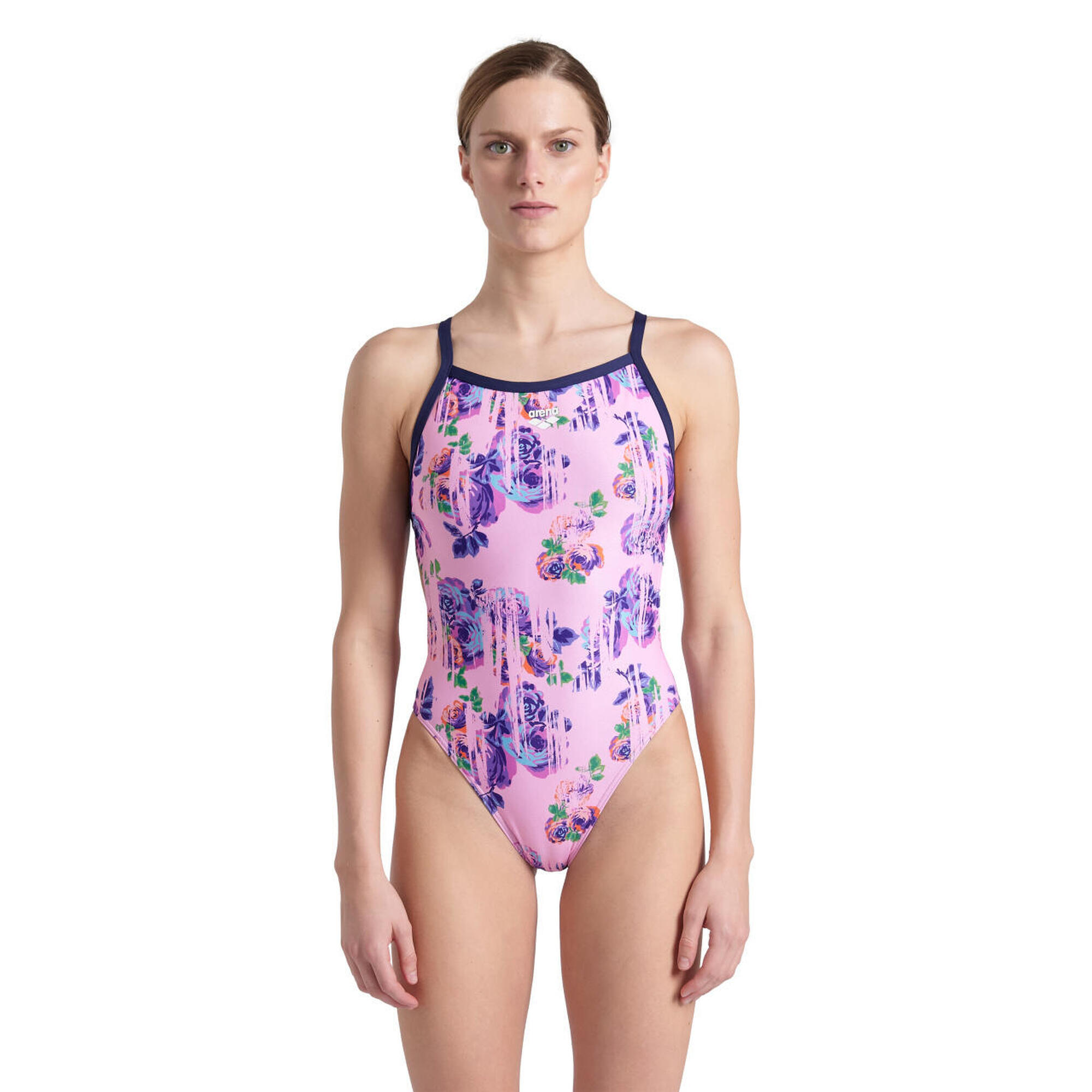 Strój Kąpielowy damski Arena Rose Texture Swimsuit Xcro