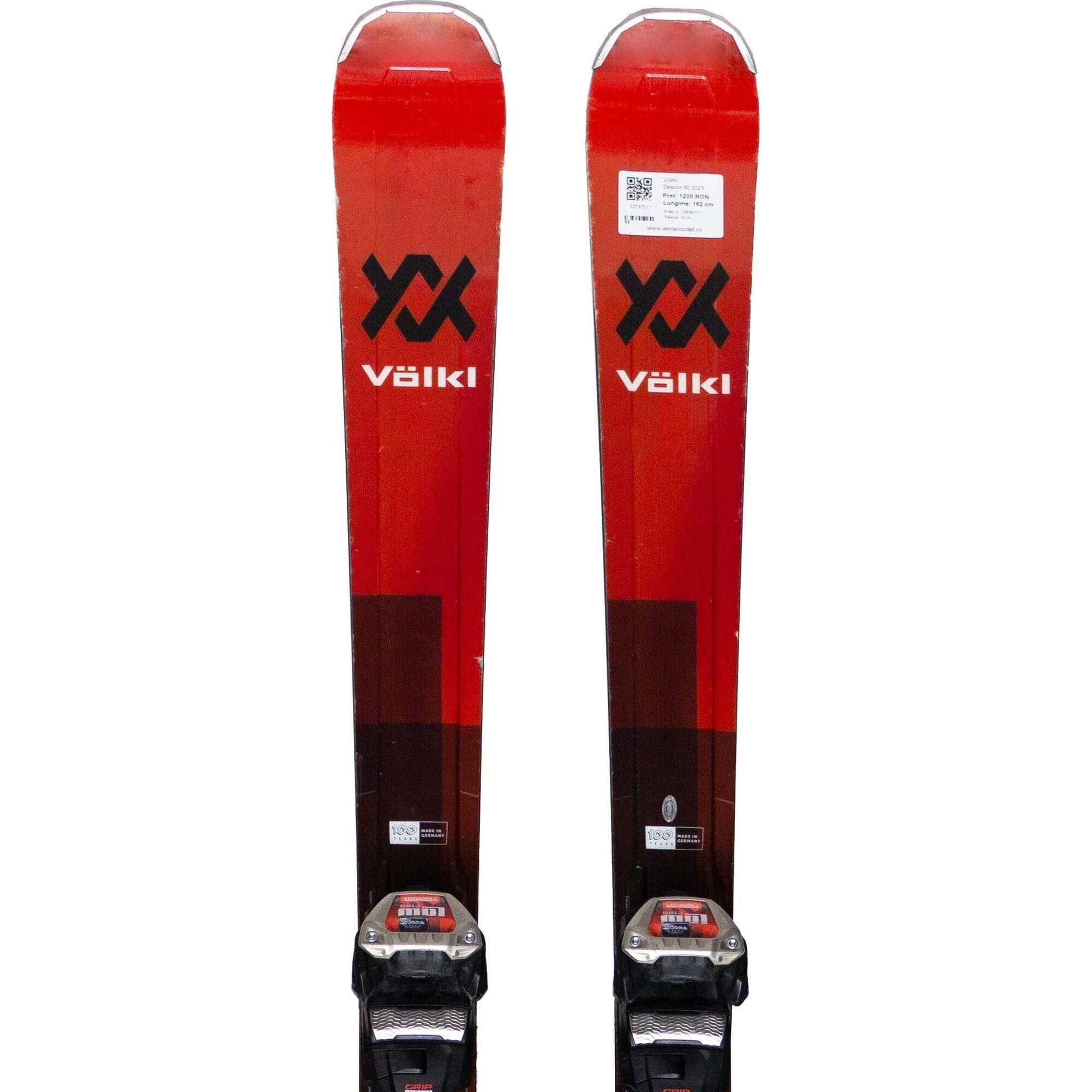 Second Life- Narty VOLKL Deacon 80 2023, 162 cm- Stan dobry