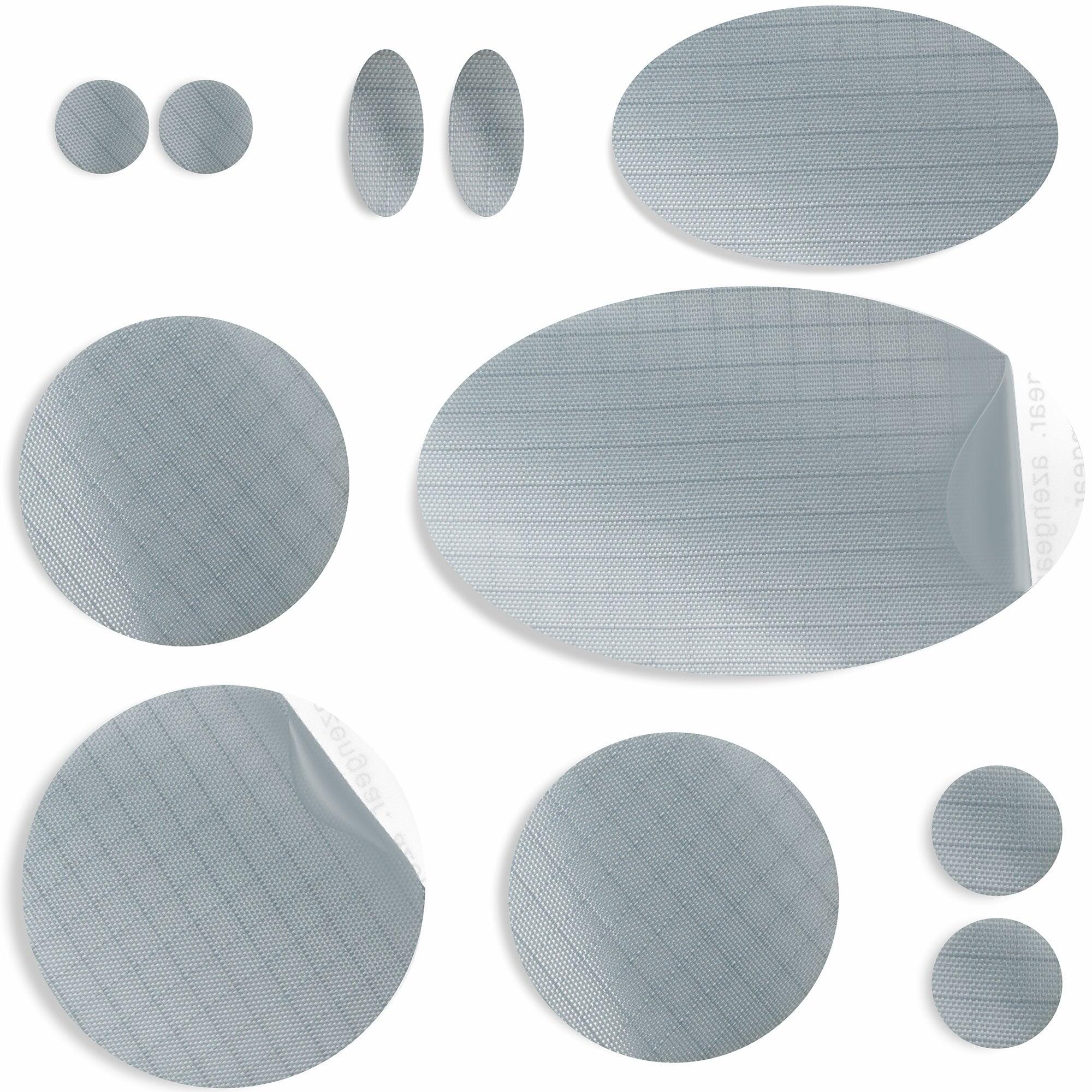 Łatki naprawcze do kurtek puchowych, wodoodporne do naprawy dziur (srebrne)