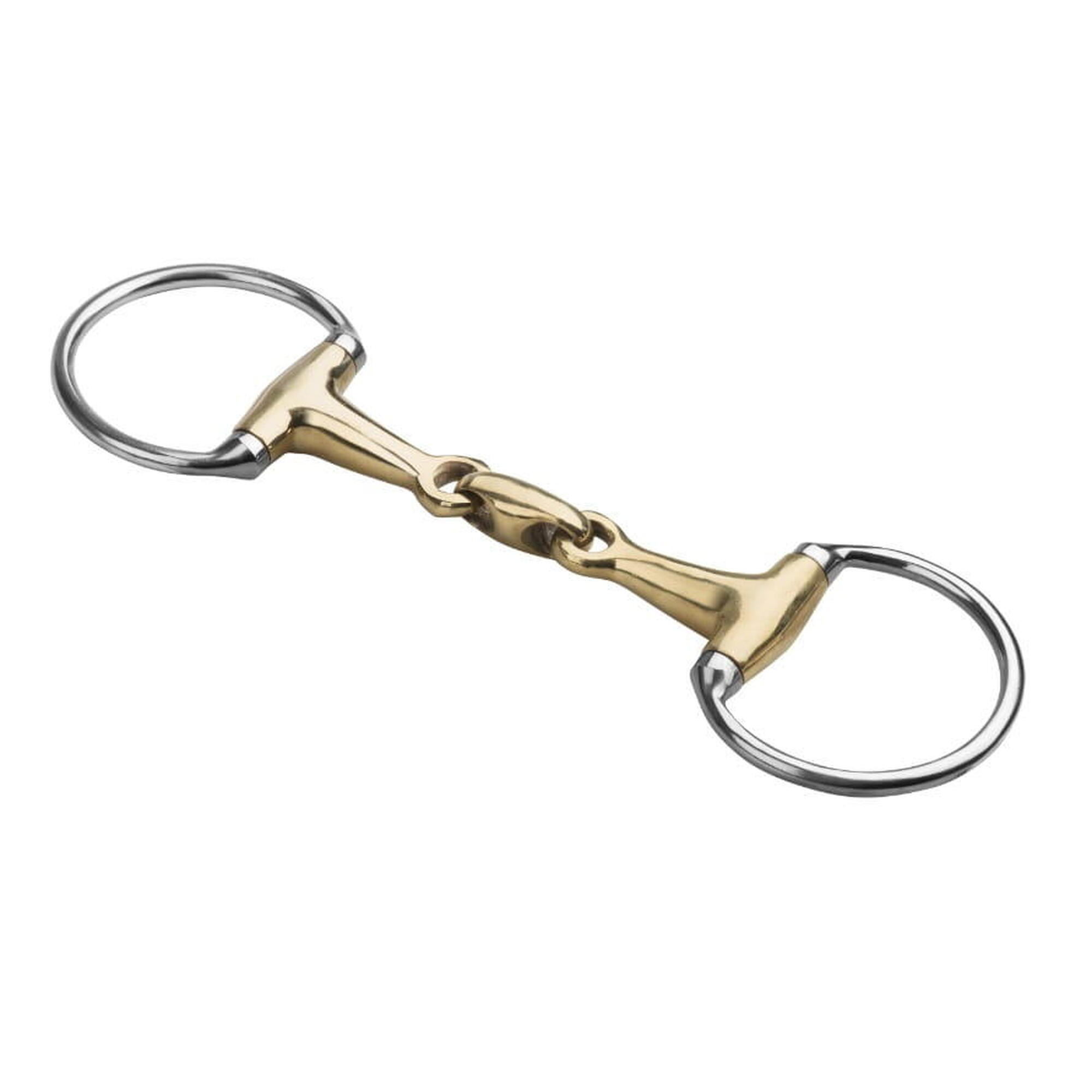 Wędzidło oliwkowe START pełne podwójnie łamane