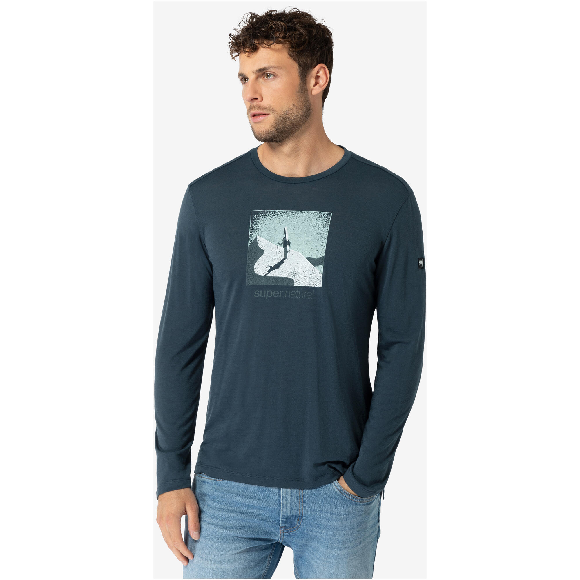 Koszulka z długim rękawem męska SUPER.NATURAL M Almost Done LS