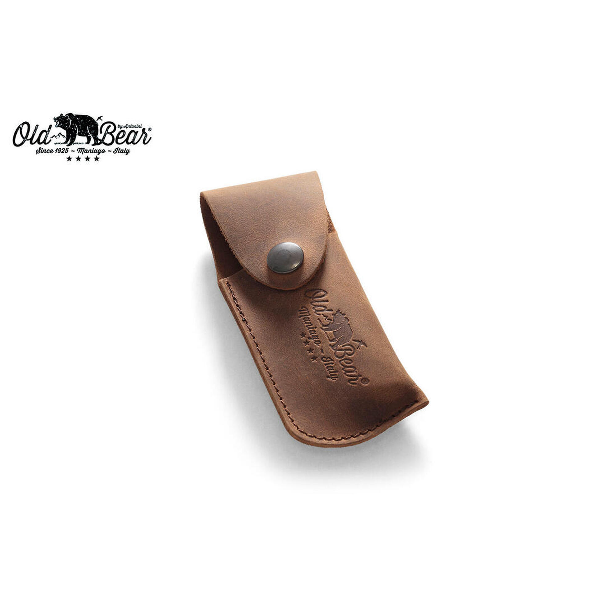 Etui skórzane do noża składanego Leather Brown Sheat 13 cm