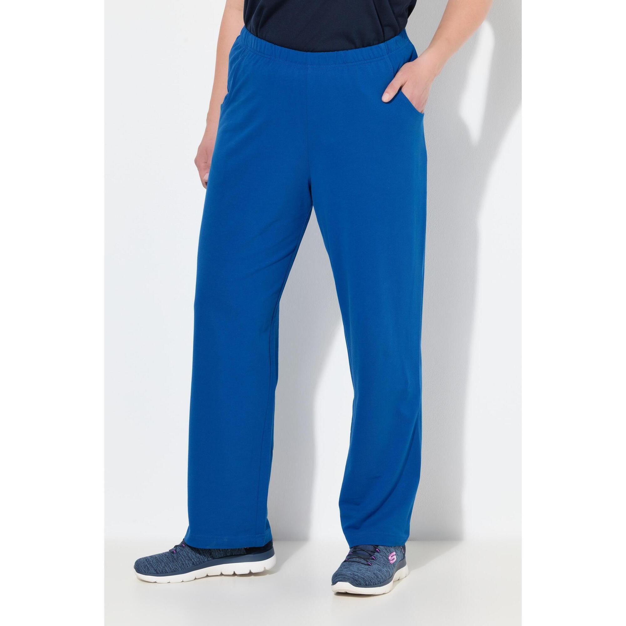 Damskie Spodnie dresowe prosty krój gumka w pasie