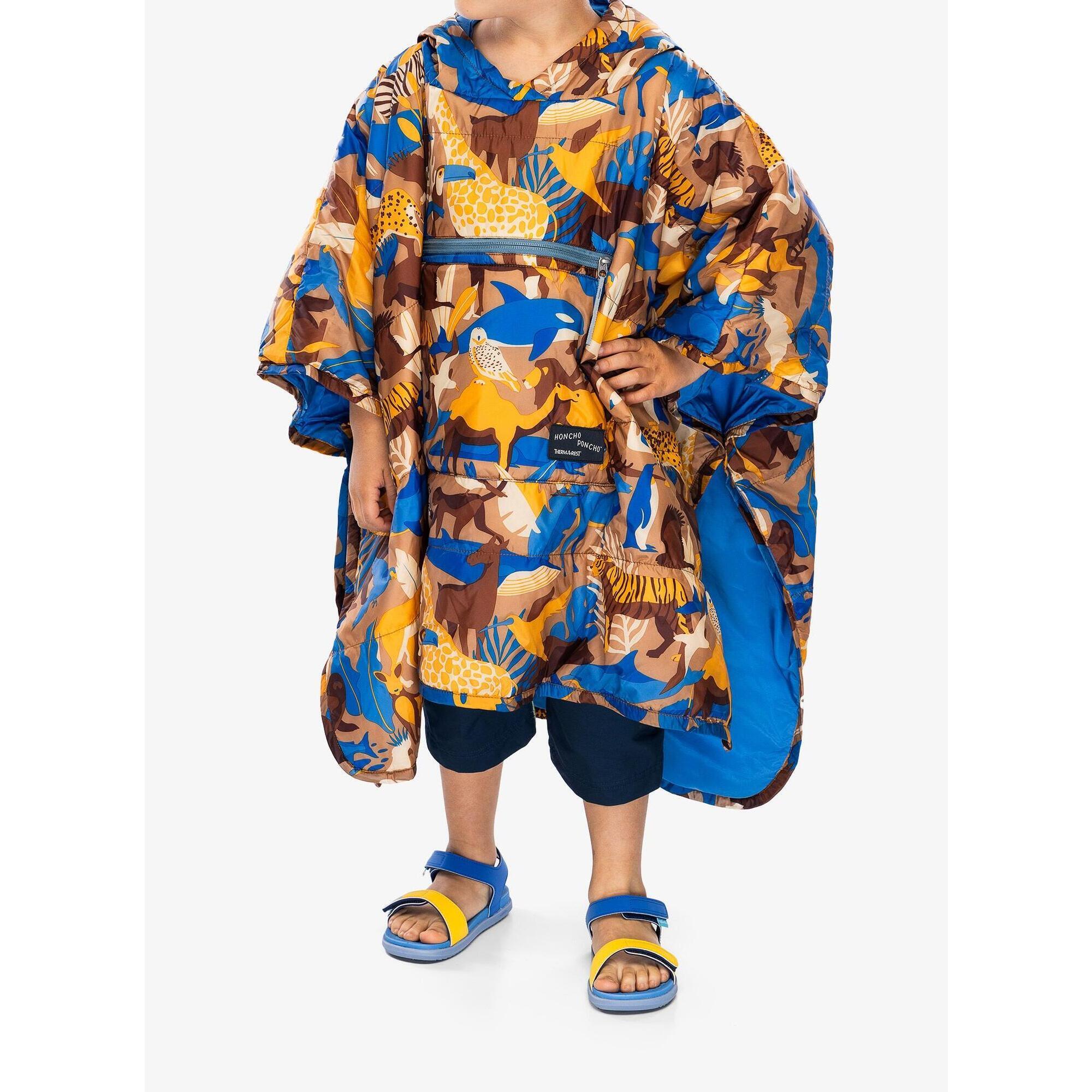 Peleryna turystyczna Therm a Rest Honcho Poncho Kids - animal