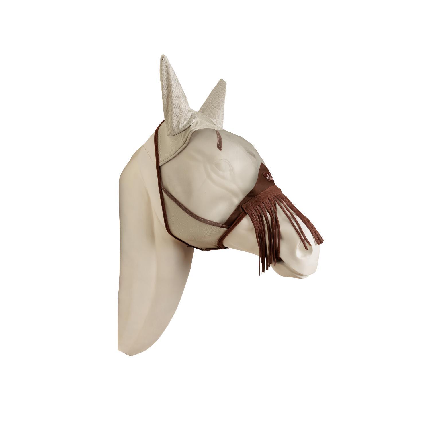 Classic fly mask for horses with ears and nose fringe Kentucky