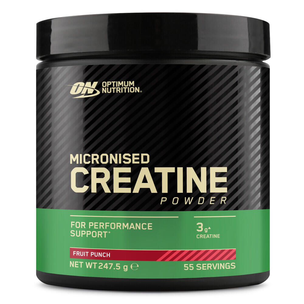 Optimum Nutrition Micronised Creatine Powder - flavoured (247,5g) Fruit Punch