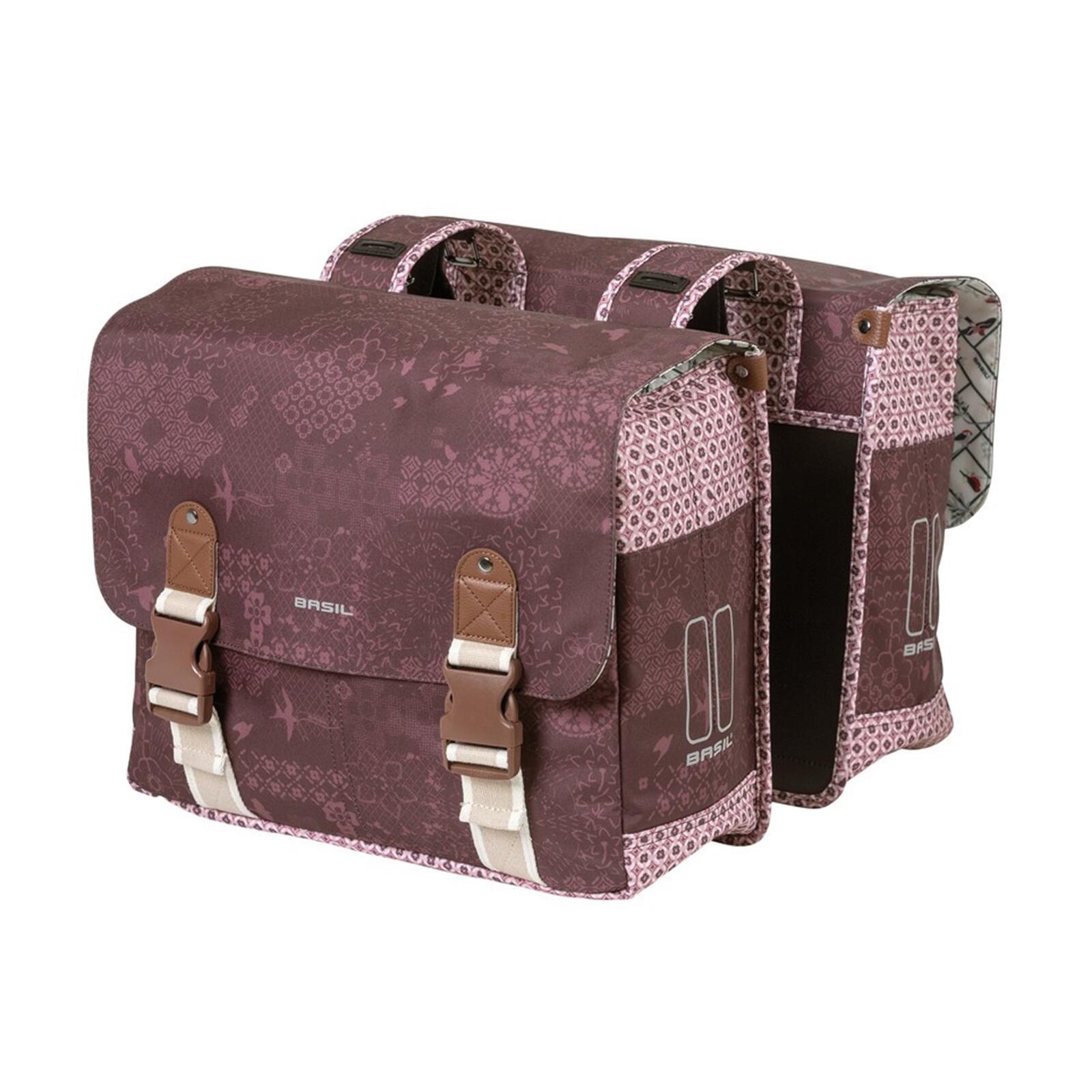 Podwójna sakwa Boheme MIK, figowa czerwień