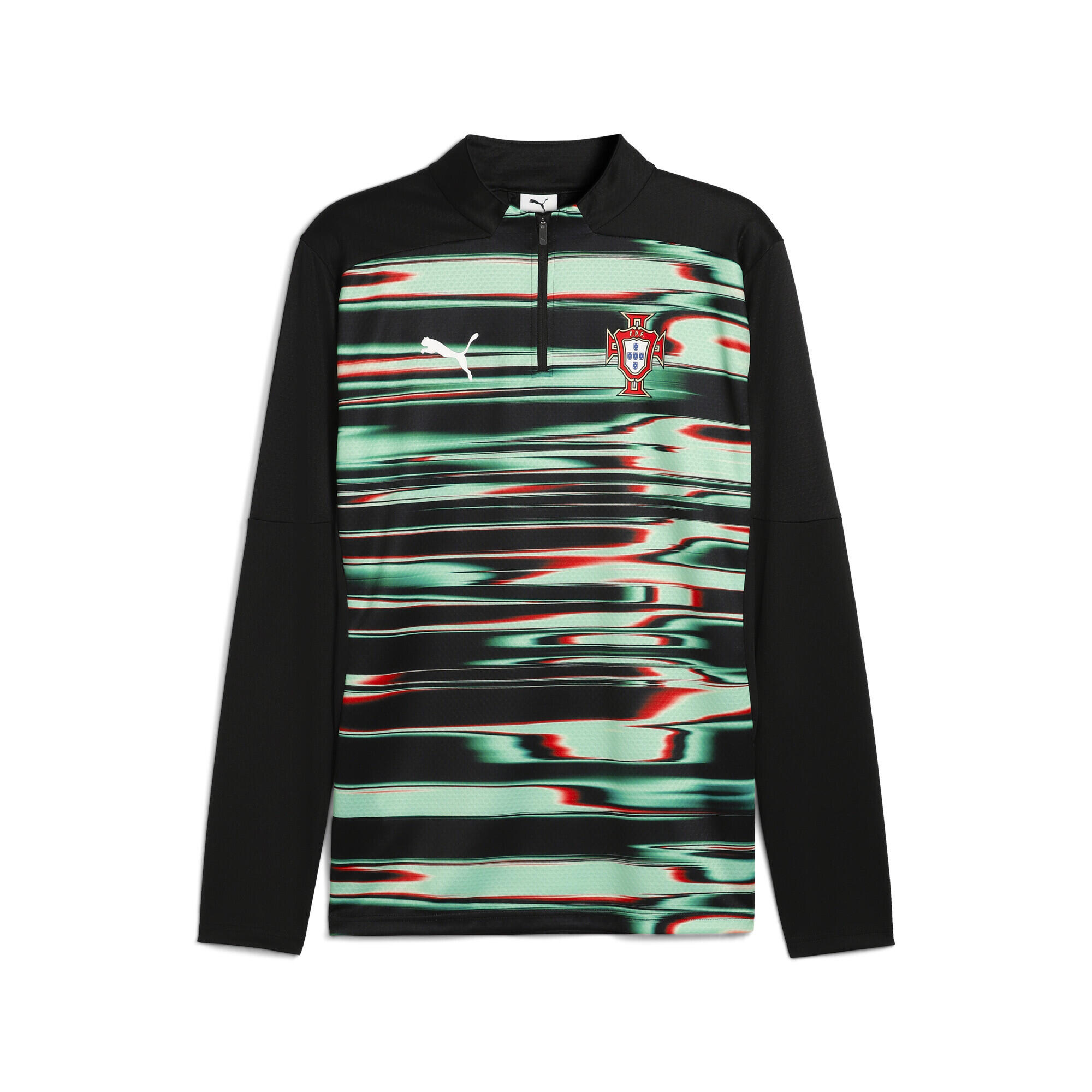 Męska bluza przedmeczowa z zamkiem 1/4 Portugalia PUMA