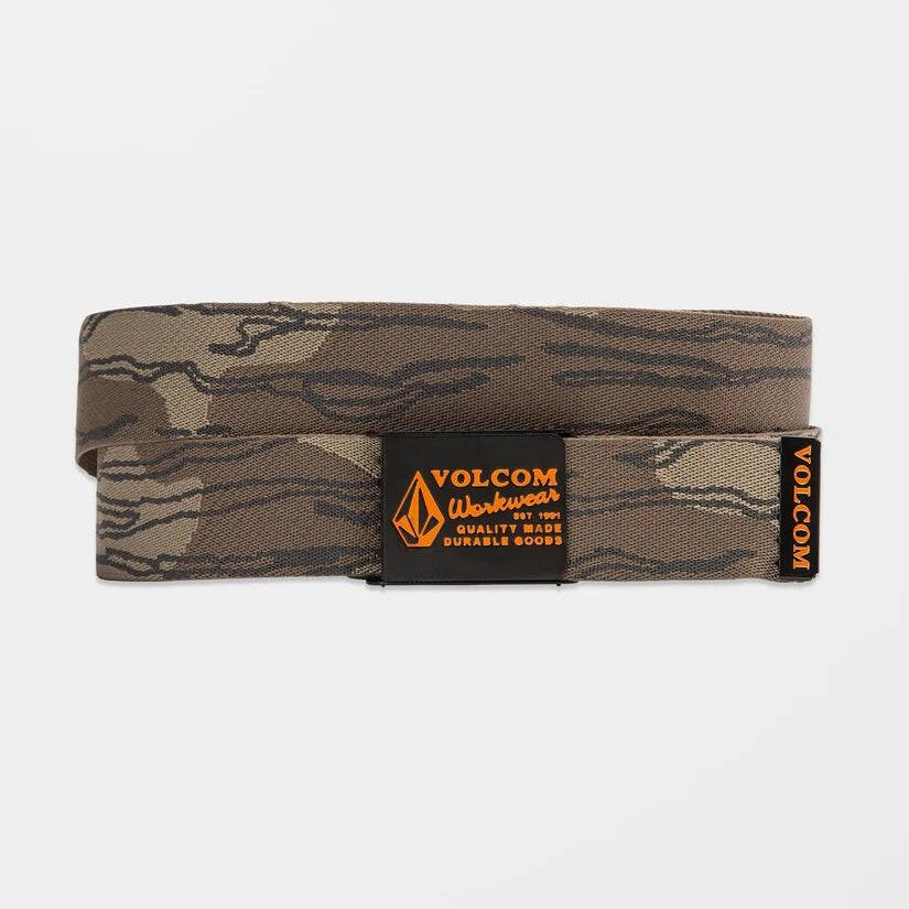 Pasek Volcom Workwear Web brindle