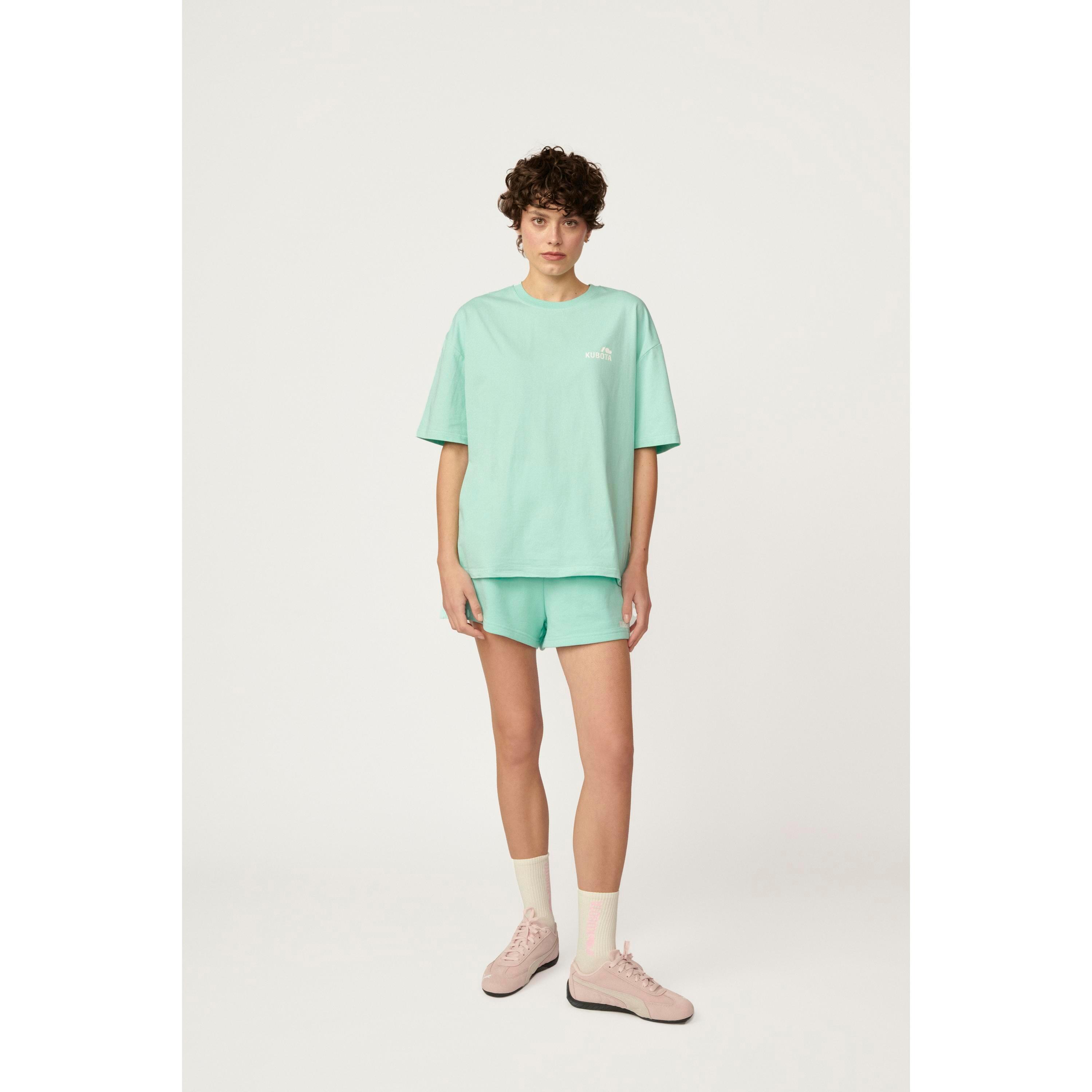 Szorty Kubota miętowe damskie